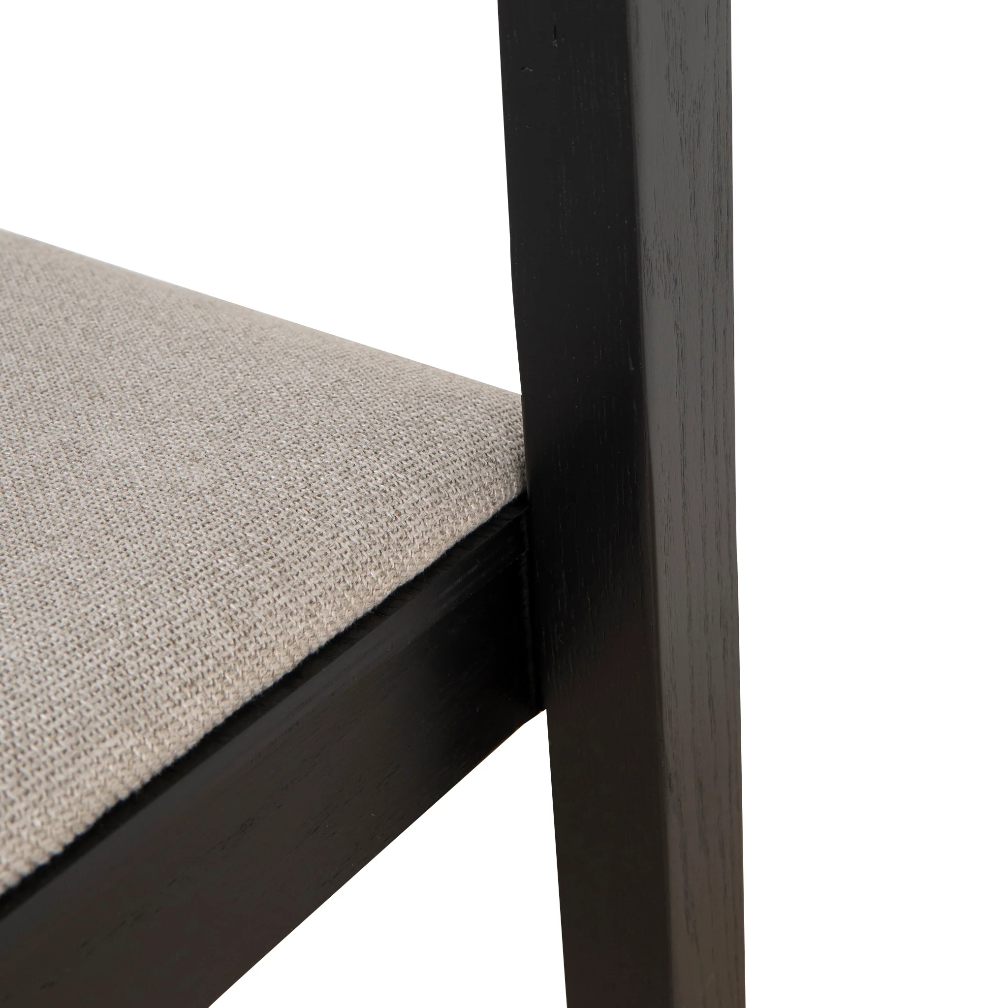 CBS10057-SD Black Bar Stool - Grey Seat - Image 7