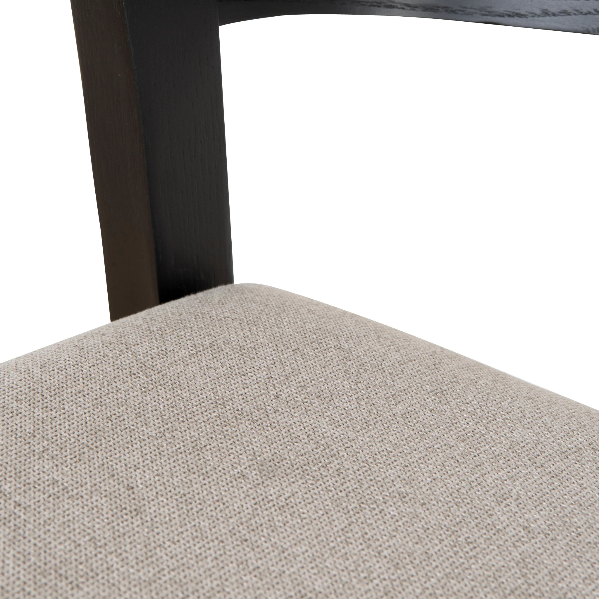 CBS10057-SD Black Bar Stool - Grey Seat - Image 8