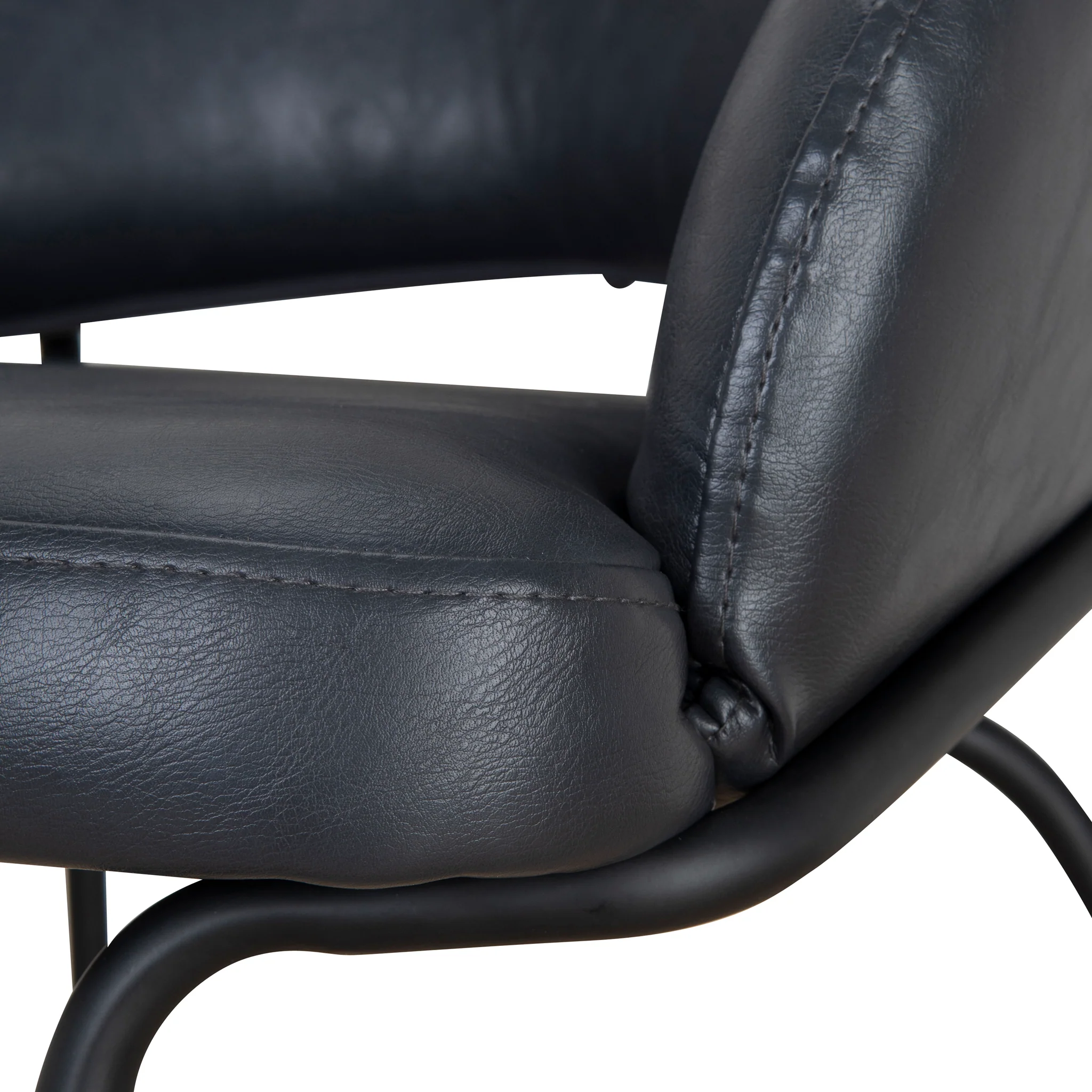 CBS10125-FH Fabric Bar Stool - Full Black (Set of 2) - Image 12