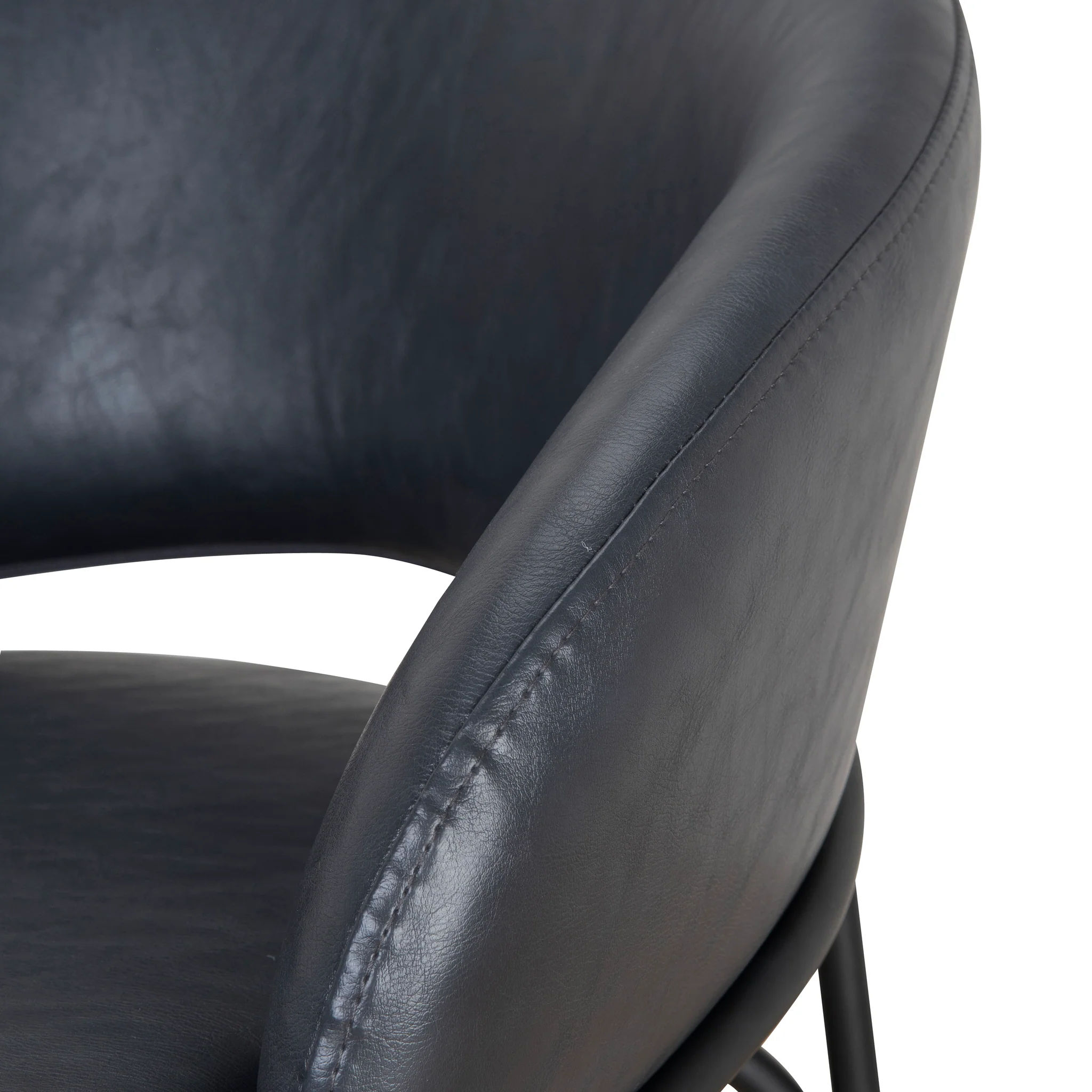 CBS10125-FH Fabric Bar Stool - Full Black (Set of 2) - Image 9
