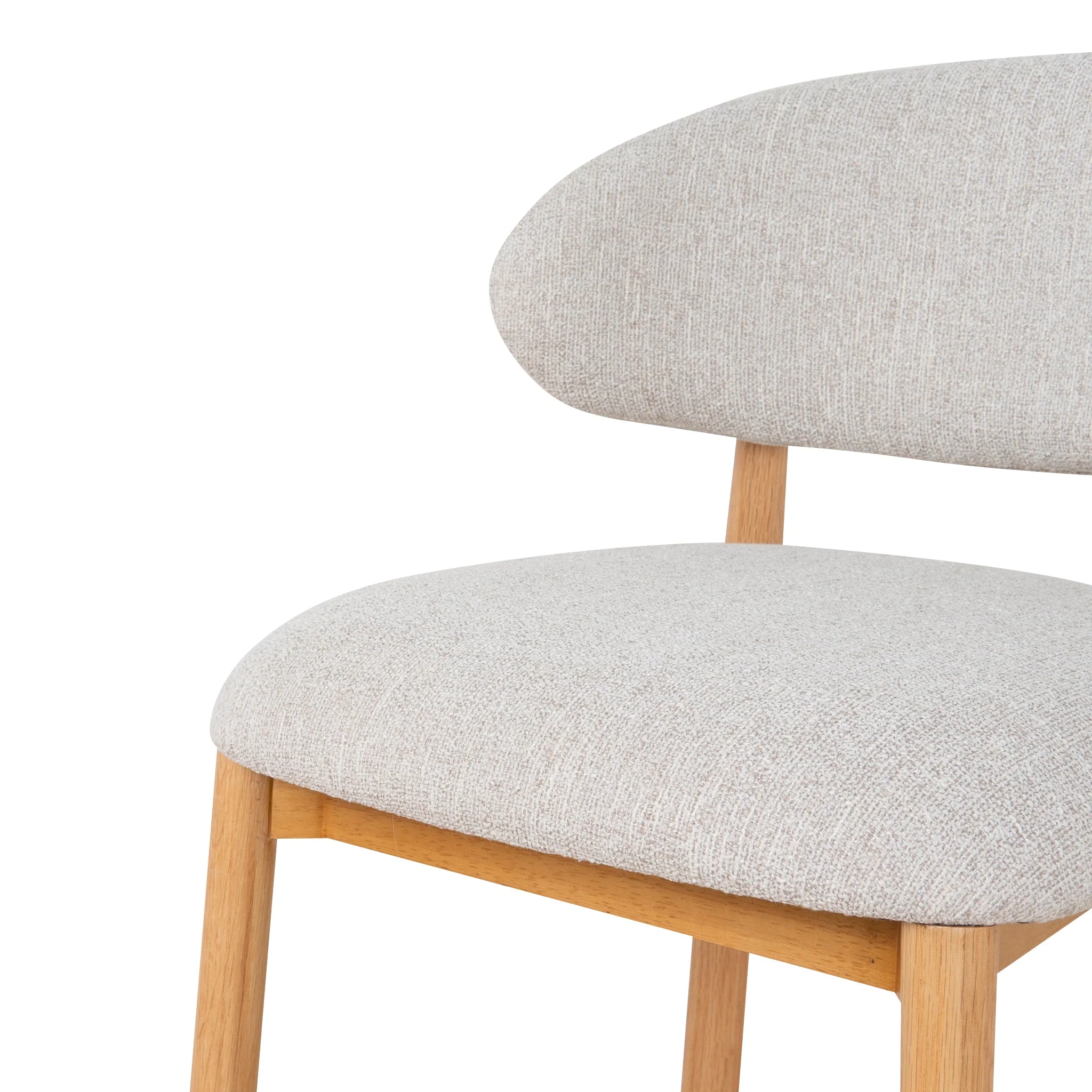 CBS10149-MY 65cm Coastal Beige Bar Stool - Natural Oak - Image 15