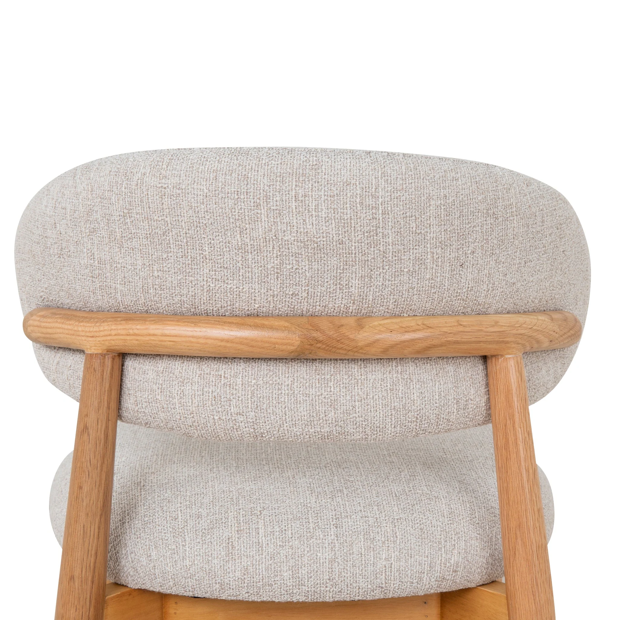 CBS10149-MY 65cm Coastal Beige Bar Stool - Natural Oak - Image 7