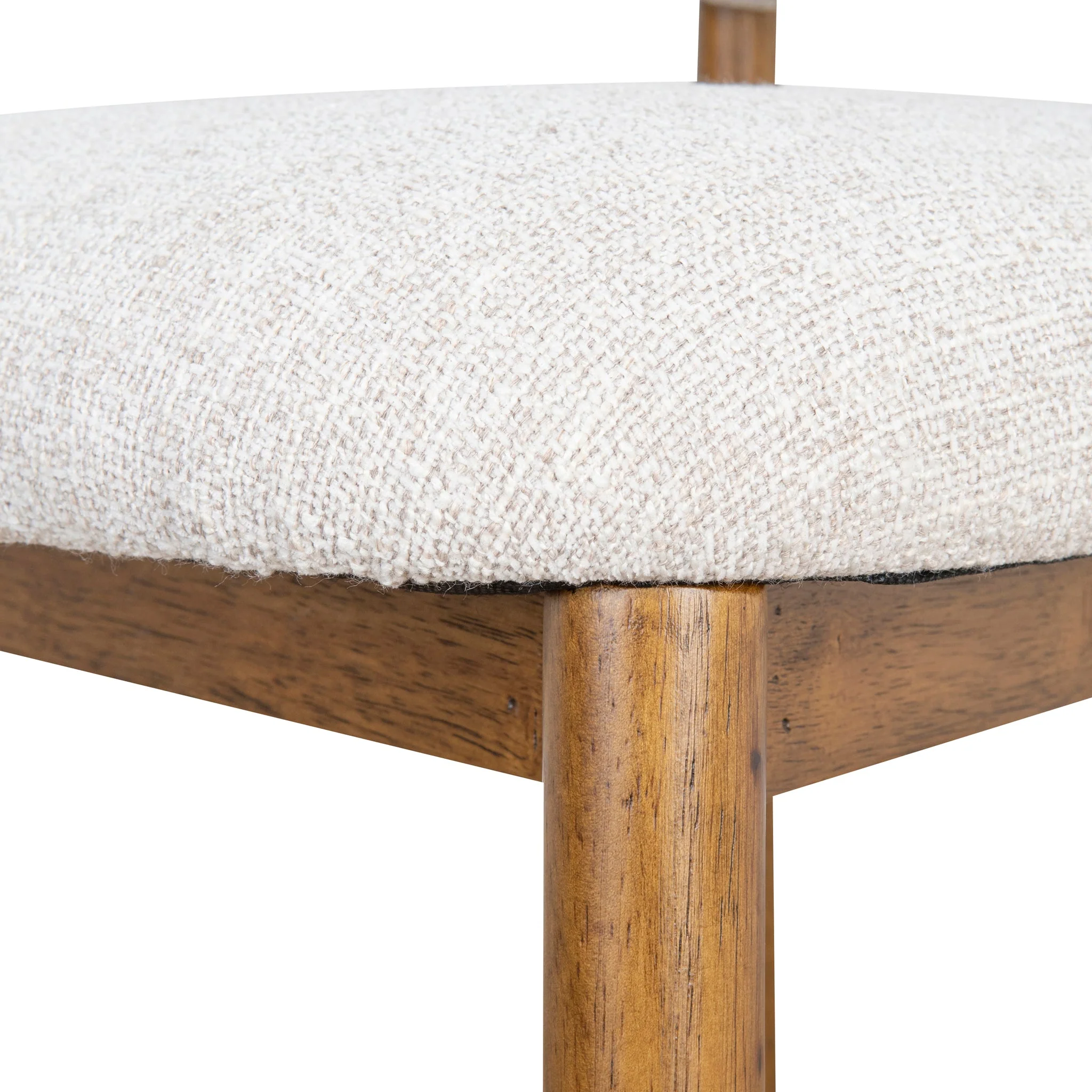 CBS10150-MY 65cm Coastal Beige Bar Stool - Walnut - Image 11