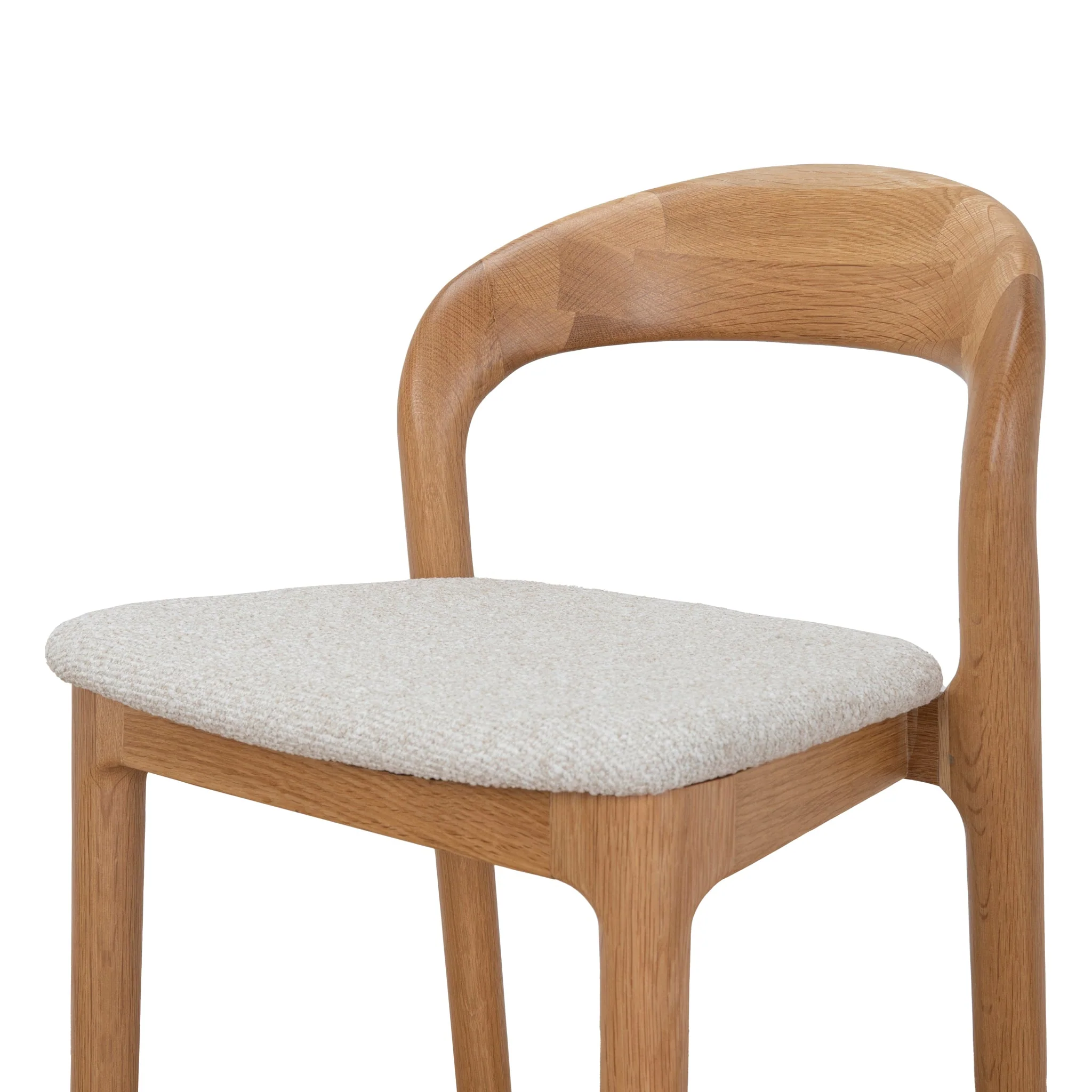 CBS10180-SD 65cm Natural Bar Stool - Beige (Set of 2) - Image 11