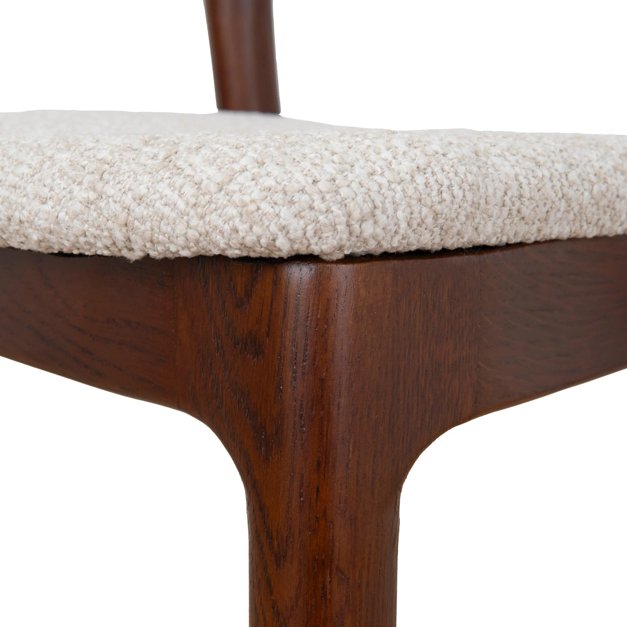 CBS10181-SD 65cm Dark Brown Bar Stool - Beige (Set of 2) - Image 15