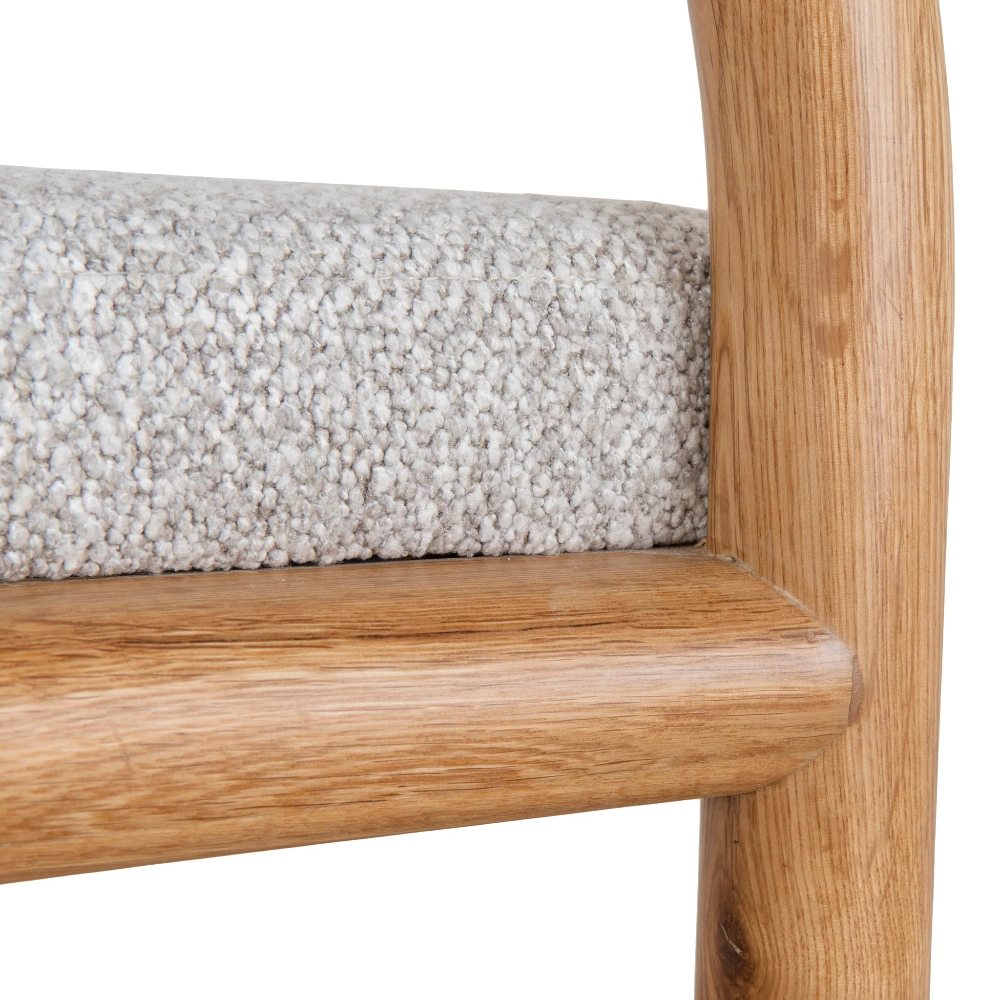 CBS10200-LJ 66cm Natural Bar Stool - Clay Grey - Image 13