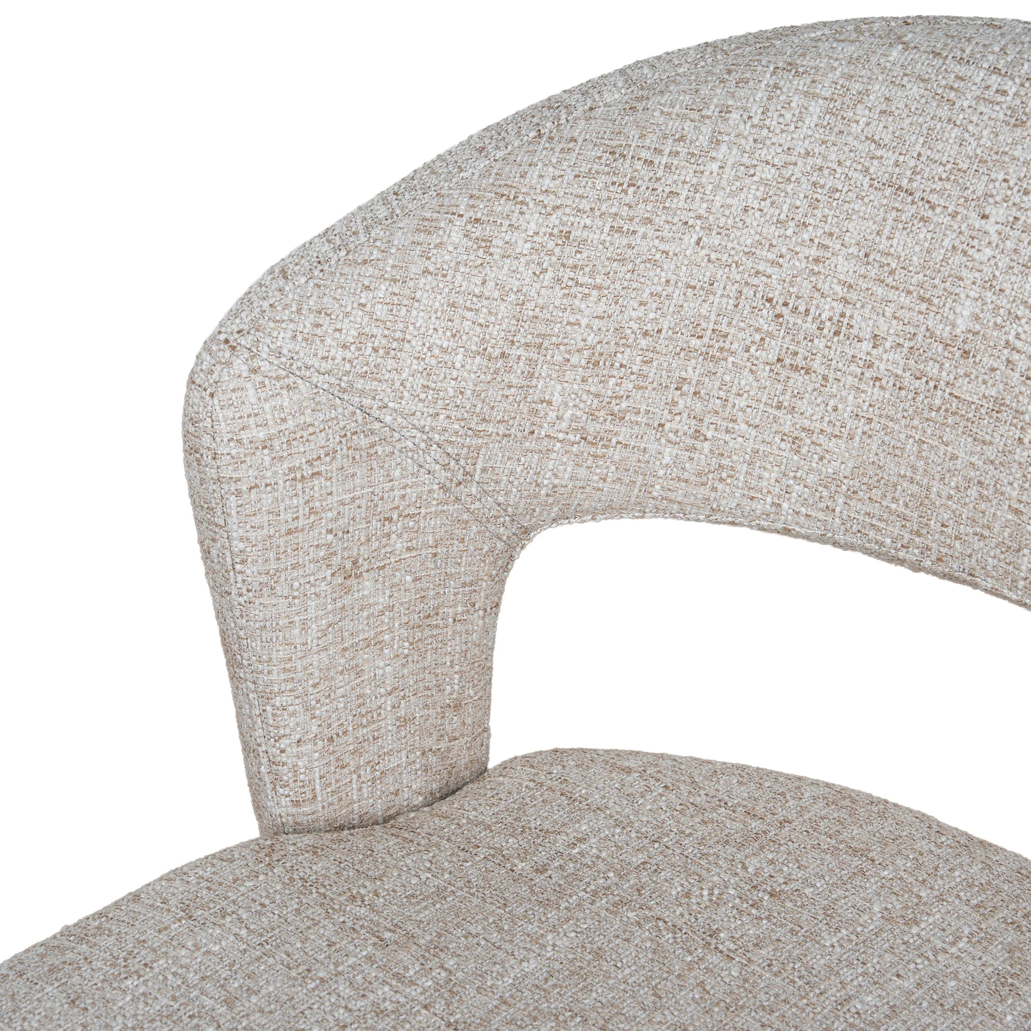 CDC10326-CI Dining Chair - Pale Beige (Set of 2) - Image 8