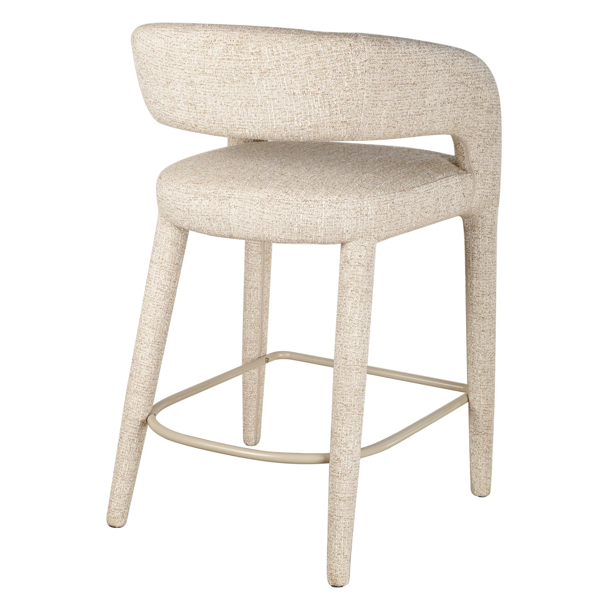 CBS10333-CI 65cm Bar Stool - Pale Beige - Image 2