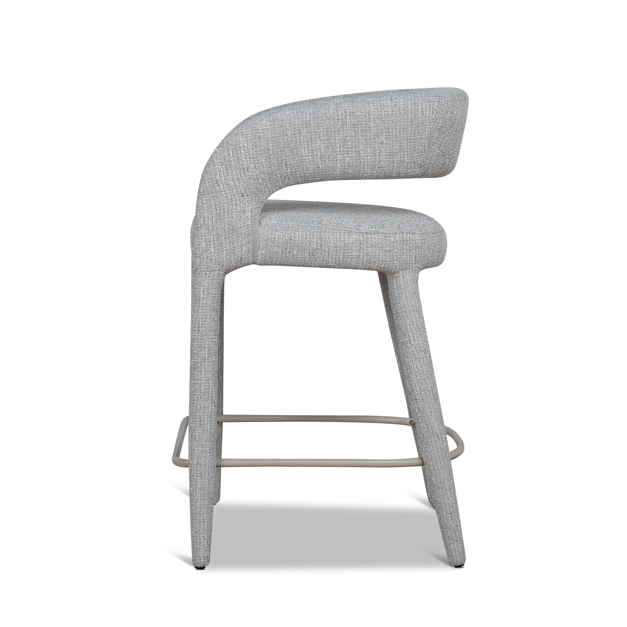 CBS10334-CI 65cm Bar Stool - Chrome Grey - Image 3