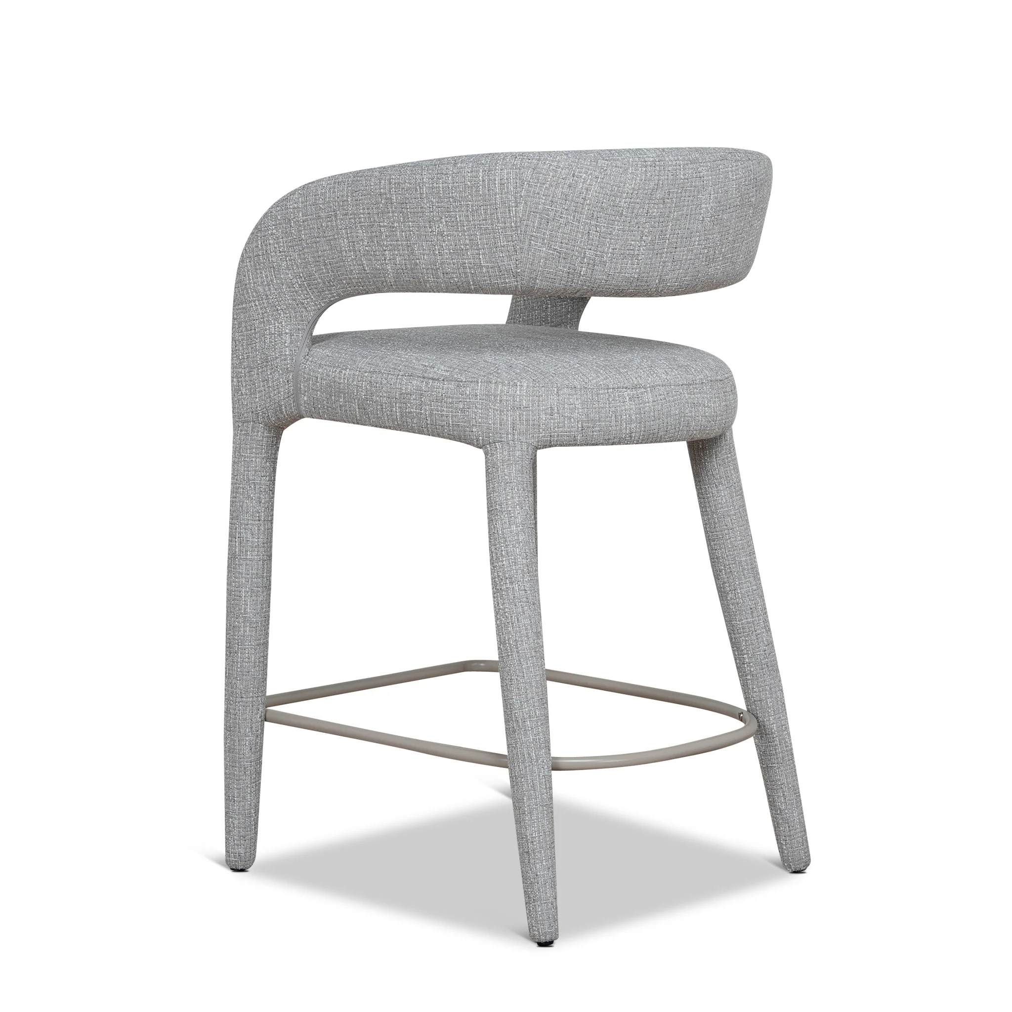 CBS10334-CI 65cm Bar Stool - Chrome Grey - Image 4