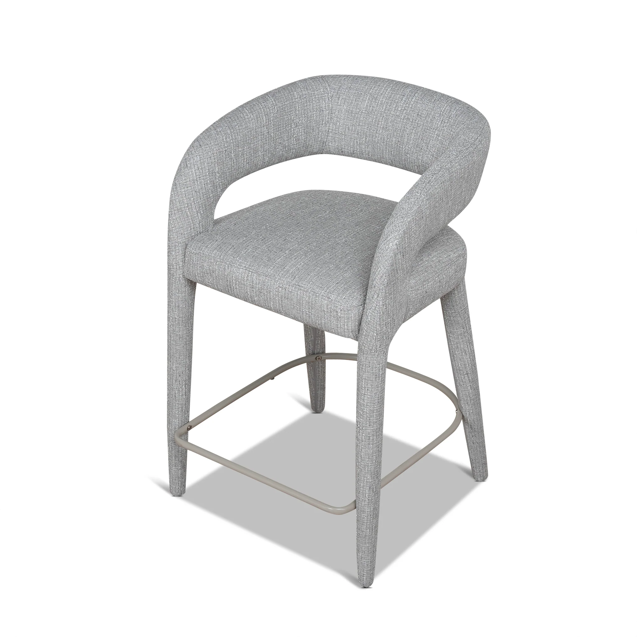 CBS10334-CI 65cm Bar Stool - Chrome Grey - Image 6