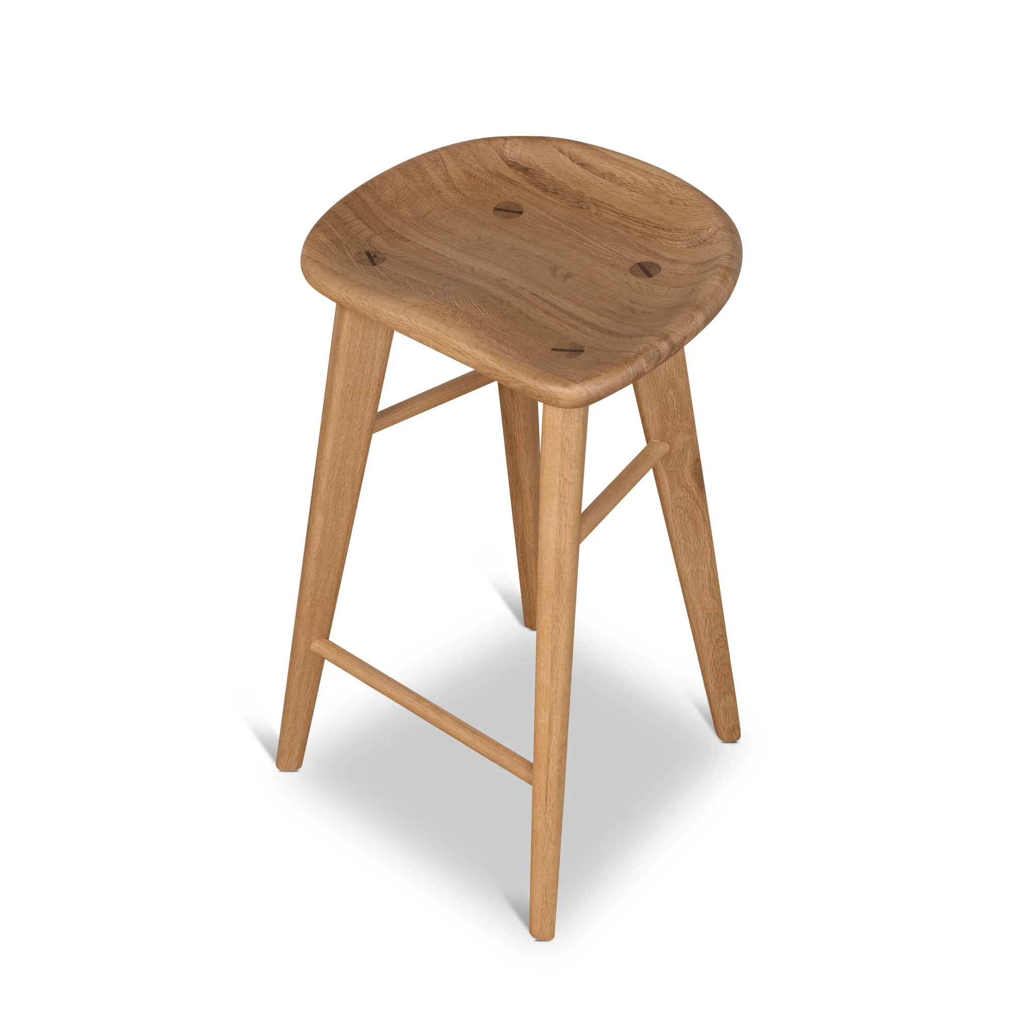 CBS10356-OW 65cm Bar Stool - Natural - Image 3