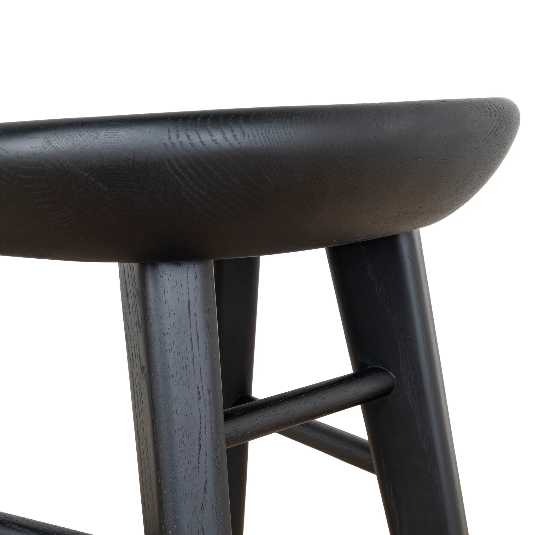 CBS10357-OW 65cm Bar Stool - Full Black - Image 12