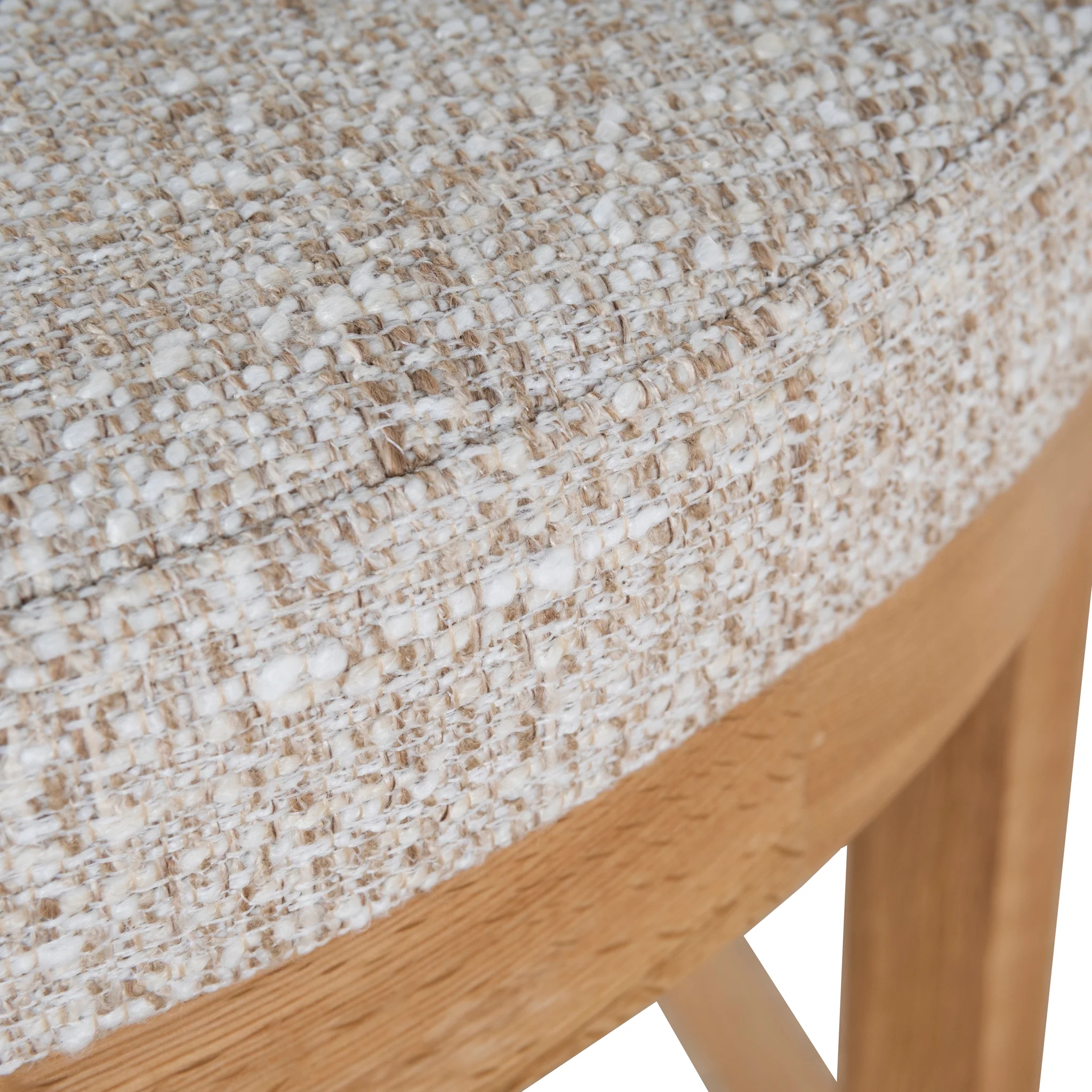 CBS10422-LJ 66cm Natural Bar Stool - Pale Beige - Image 12