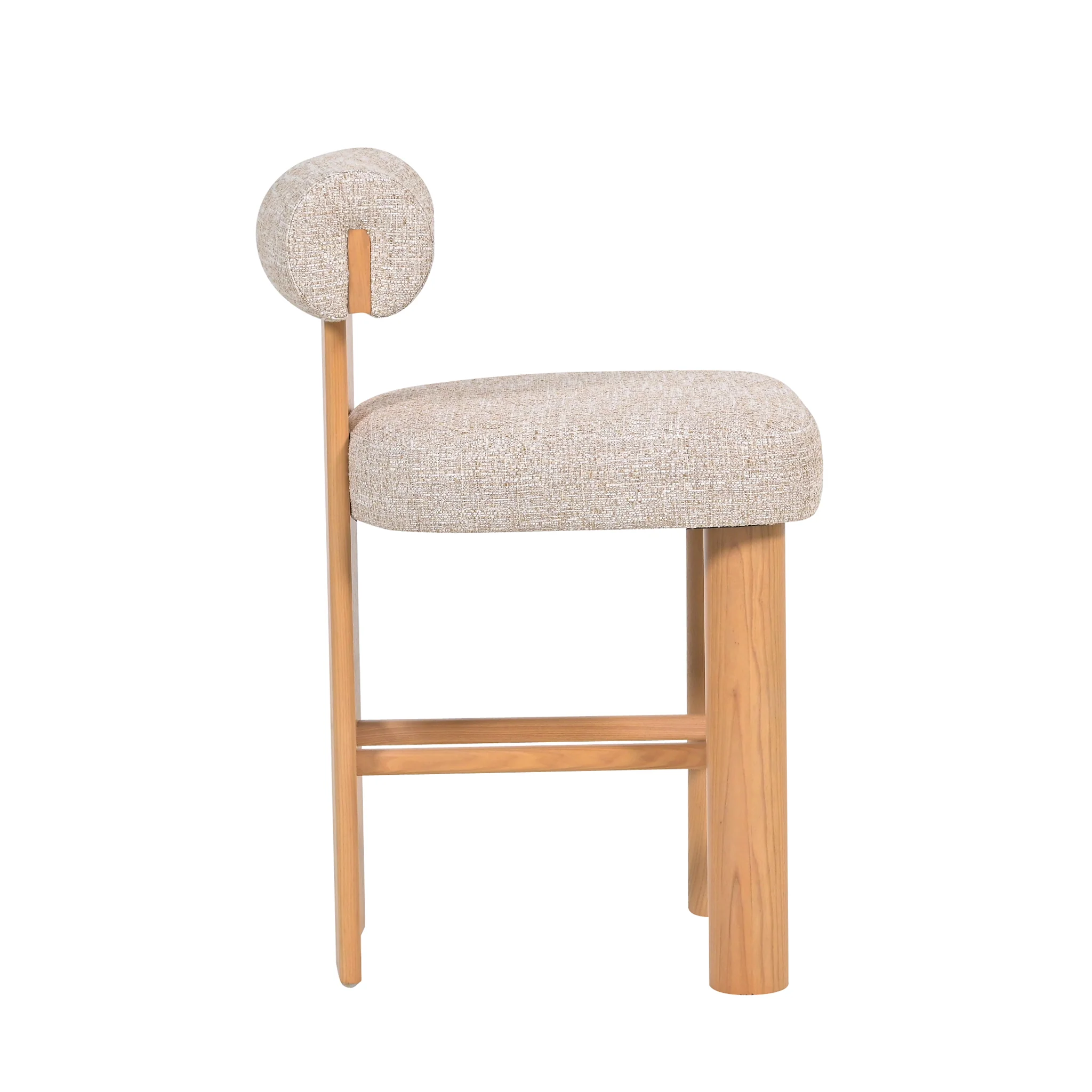 CBS10481-OLS Natural Barstool - Pale Beige (Set of 2) - Image 4