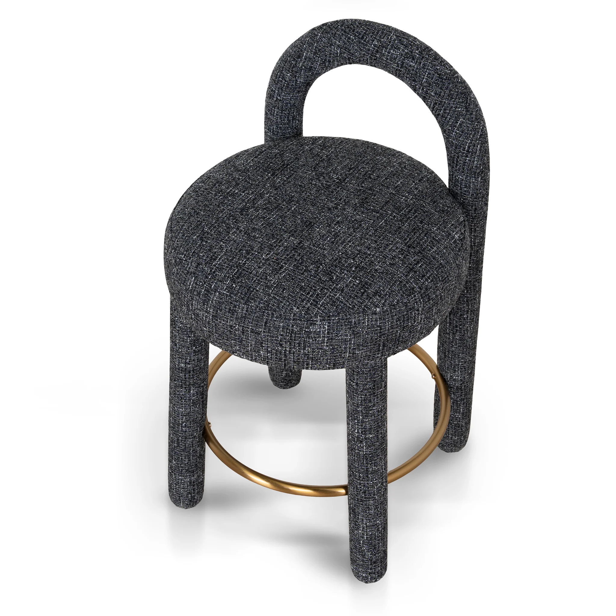 CBS10495-MY 65cm Bar Stool - Field Charcoal - Image 6