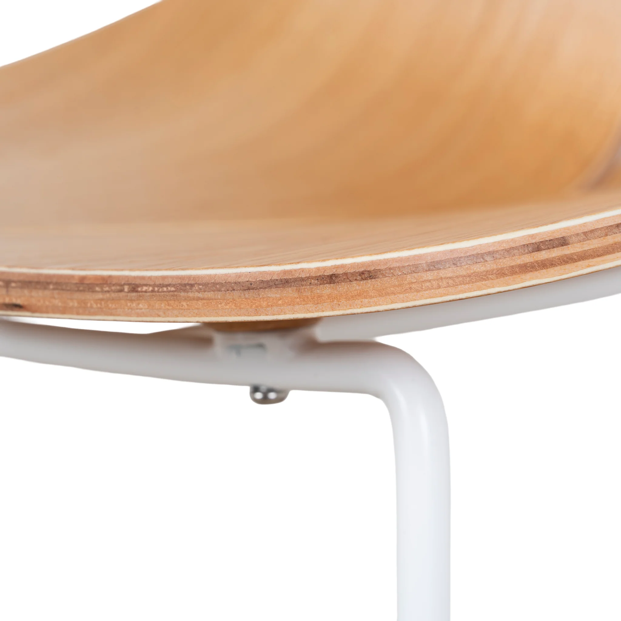 CBS10532-SU 65cm Matte White Bar Stool - Natural - Image 11