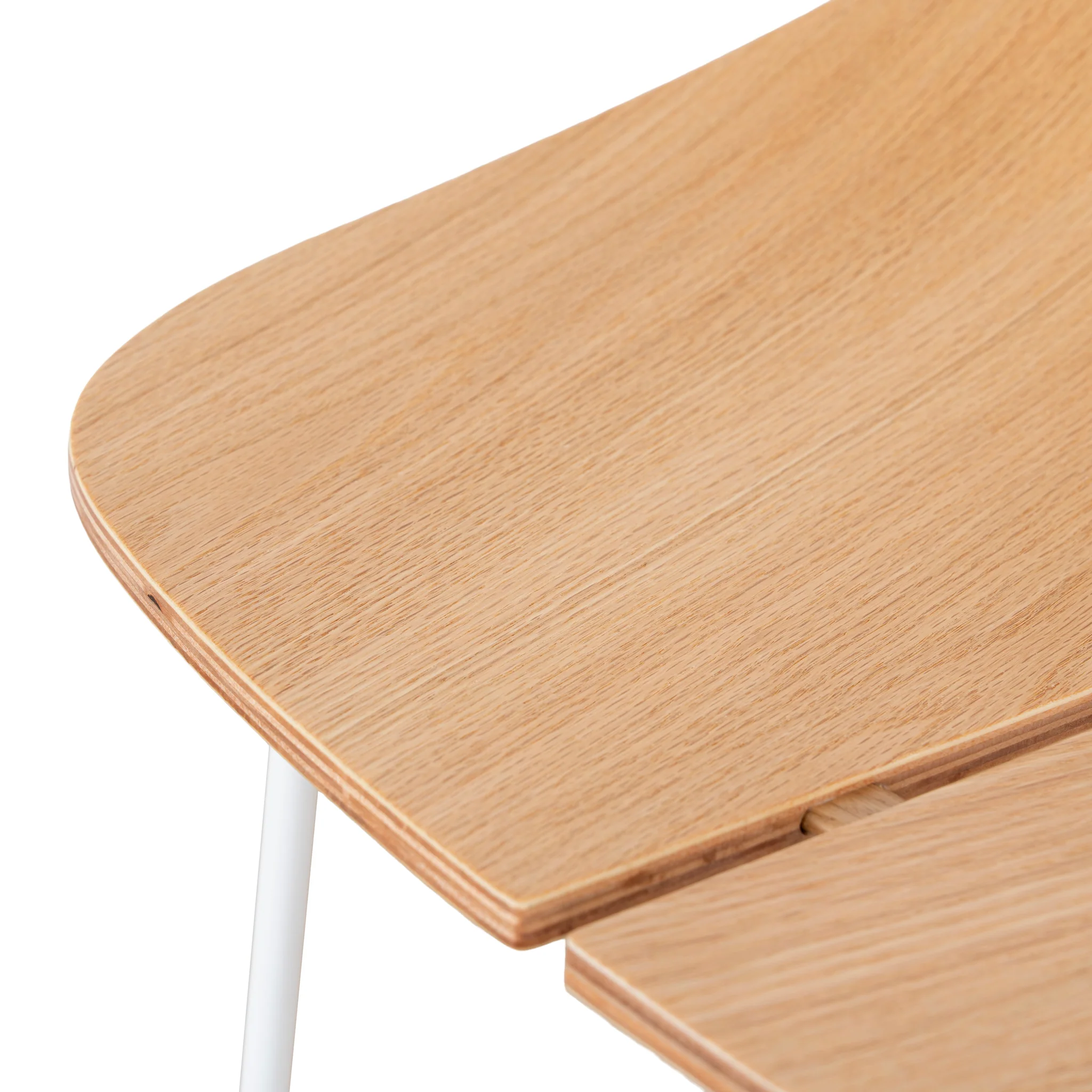 CBS10532-SU 65cm Matte White Bar Stool - Natural - Image 9