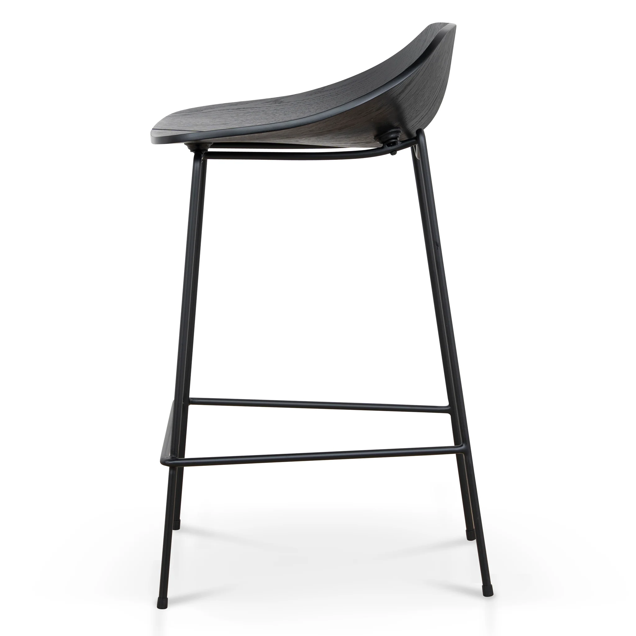 CBS10533-SU 65cm Bar Stool - Full Black - Image 3