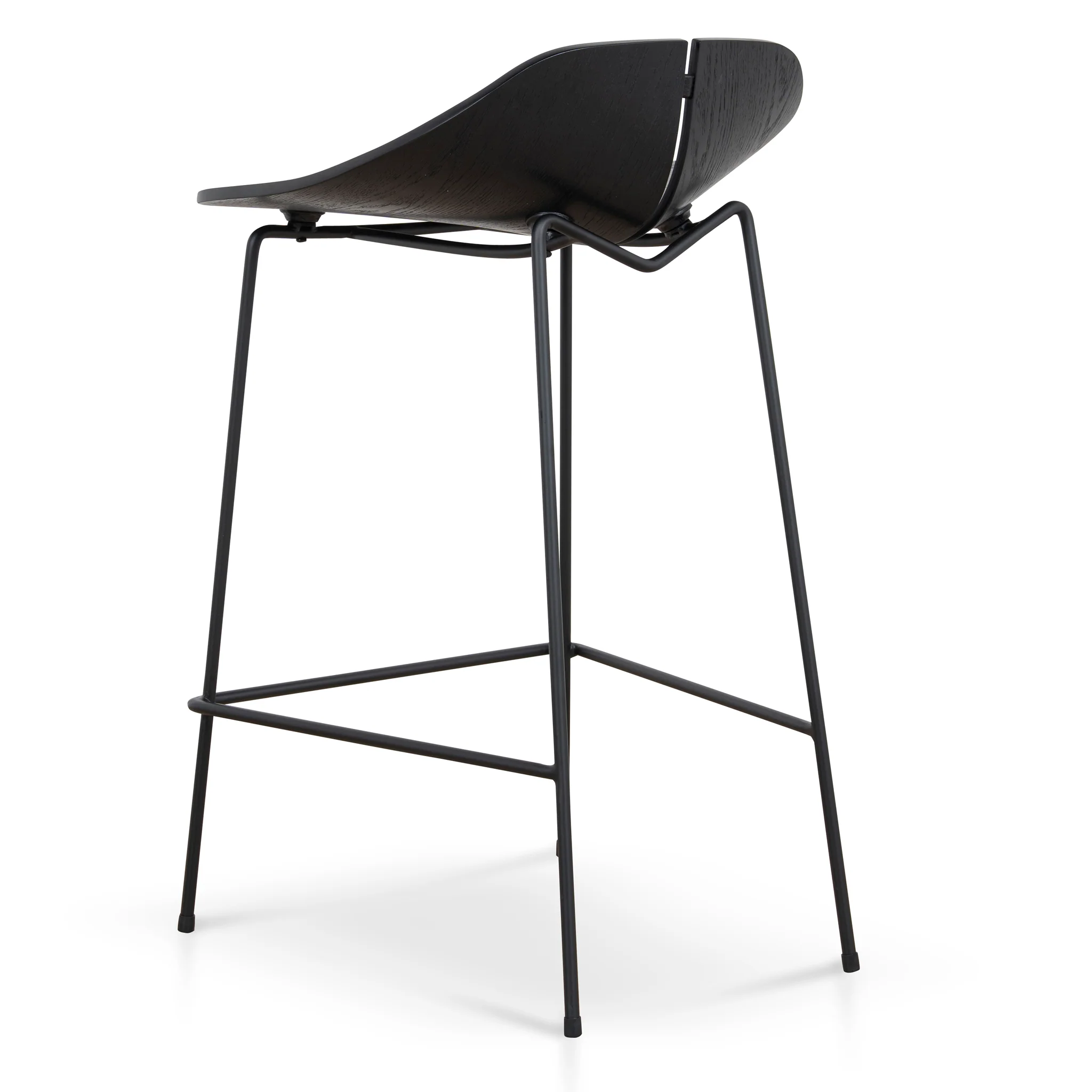 CBS10533-SU 65cm Bar Stool - Full Black - Image 4