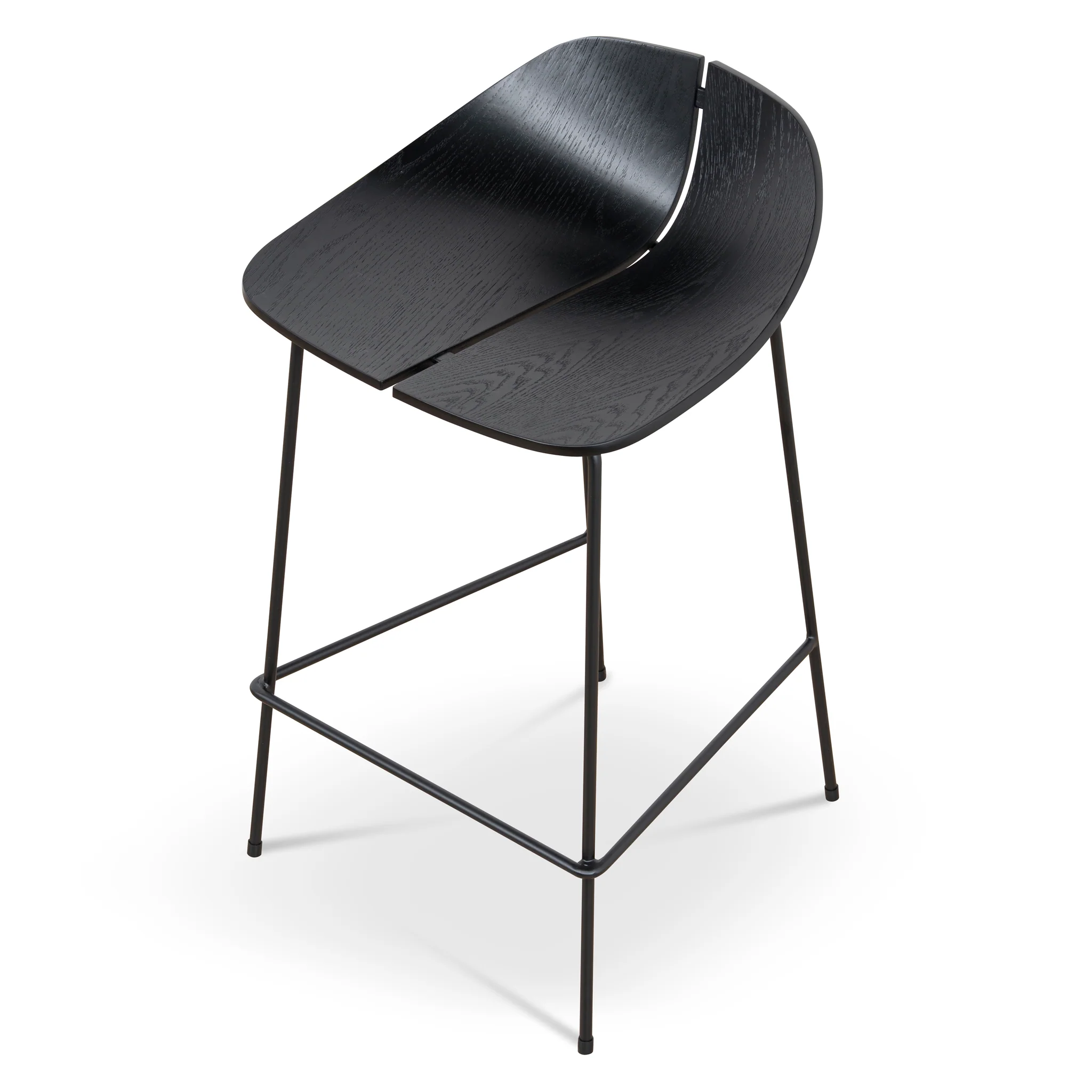 CBS10533-SU 65cm Bar Stool - Full Black - Image 6
