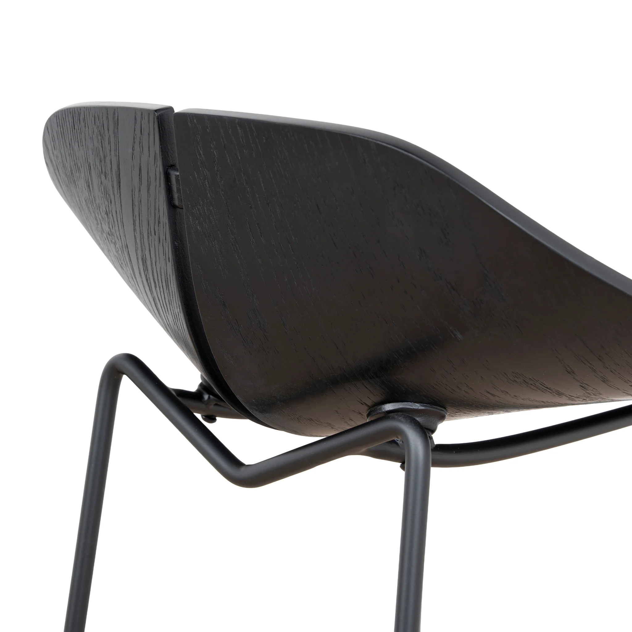 CBS10533-SU 65cm Bar Stool - Full Black - Image 7