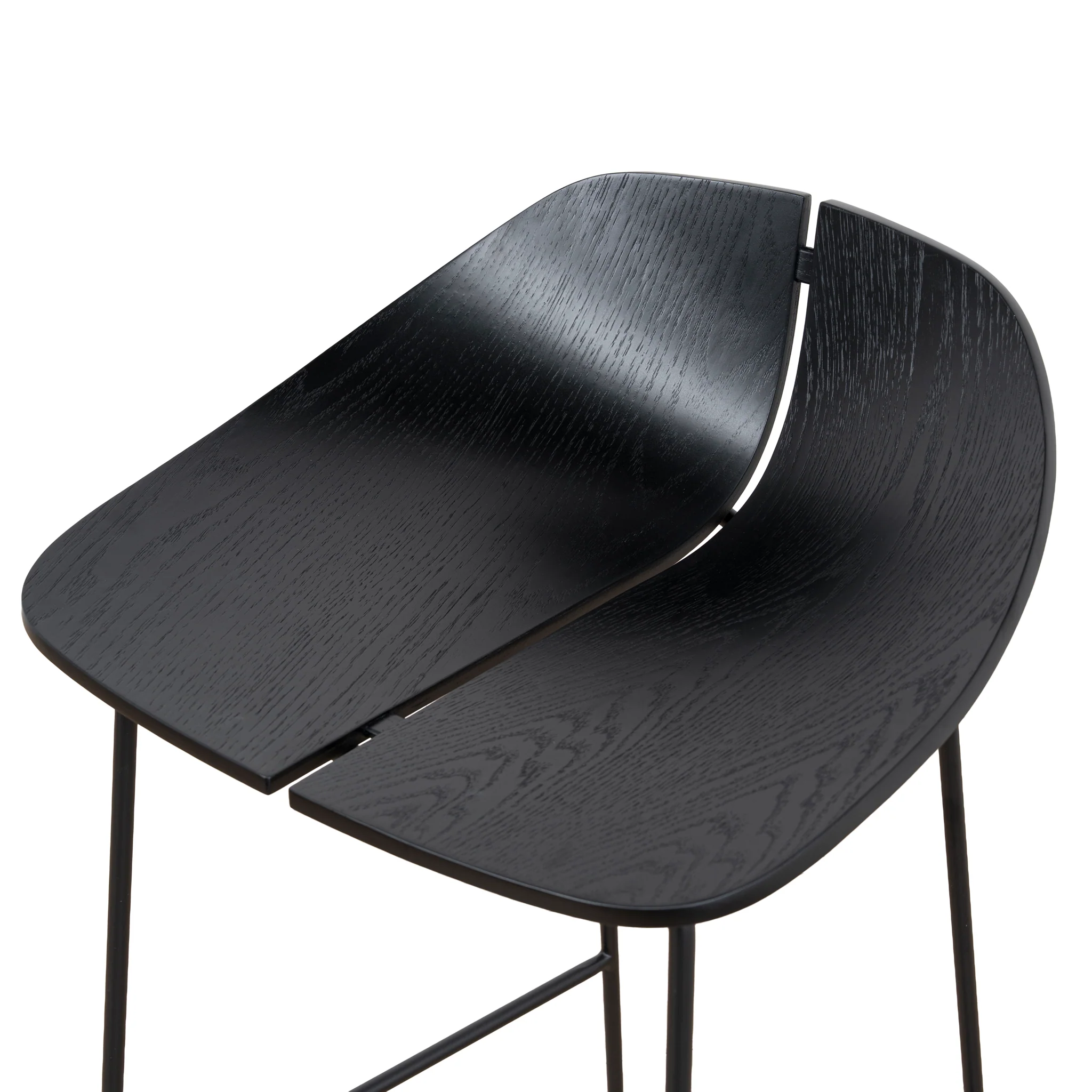 CBS10533-SU 65cm Bar Stool - Full Black - Image 8