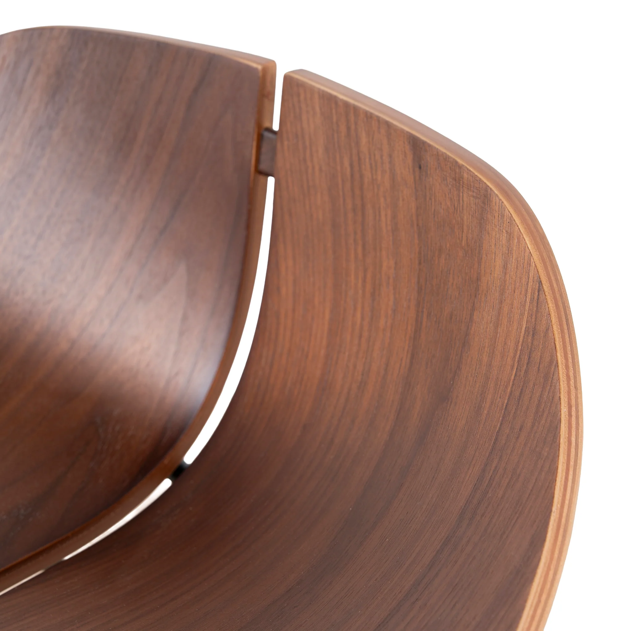 CBS10534-SU 65cm Matte Black Bar Stool - Walnut - Image 10