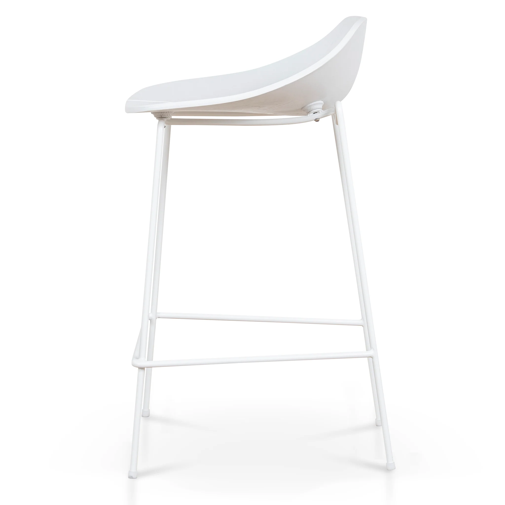 CBS10535-SU 65cm Bar Stool - Full White - Image 3