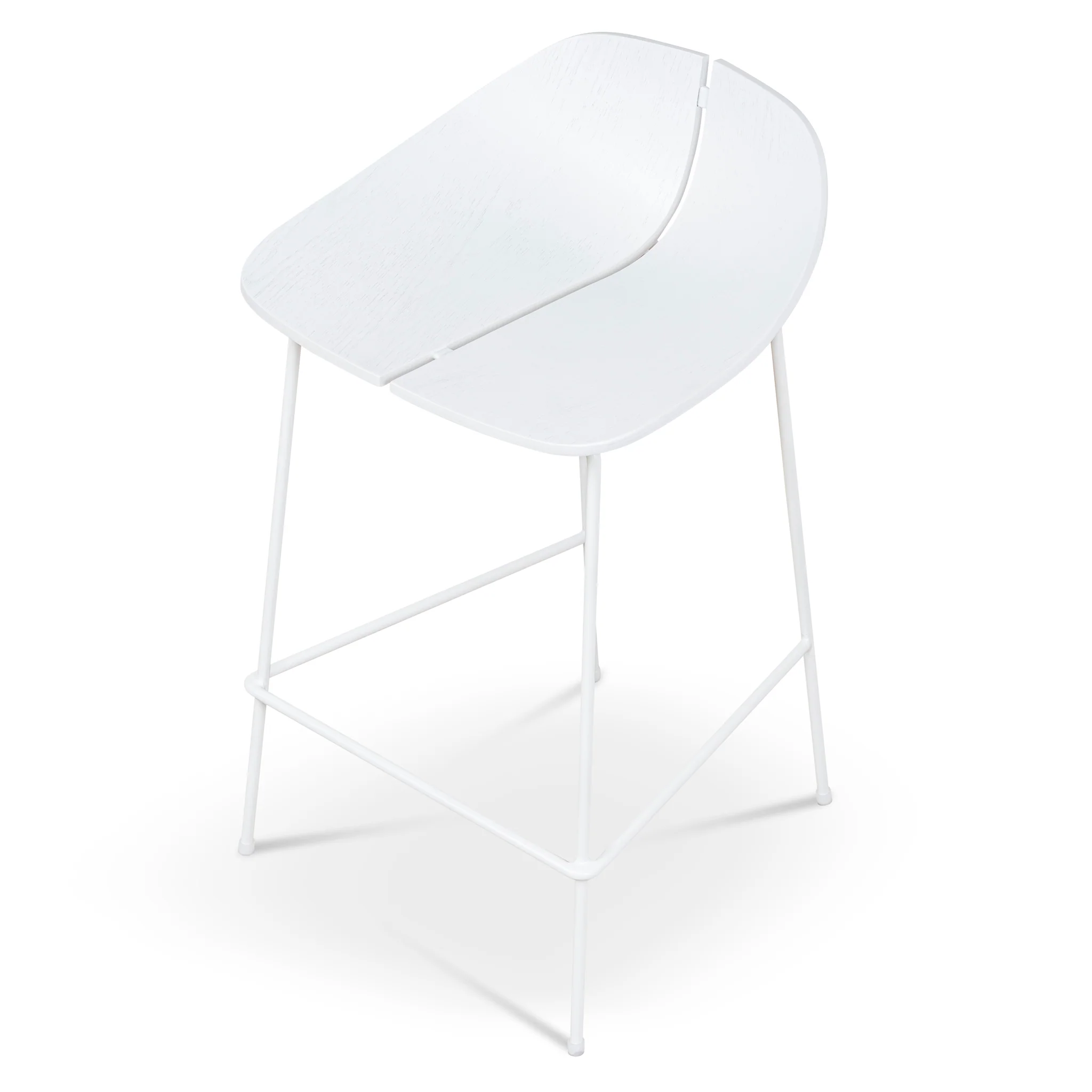 CBS10535-SU 65cm Bar Stool - Full White - Image 6