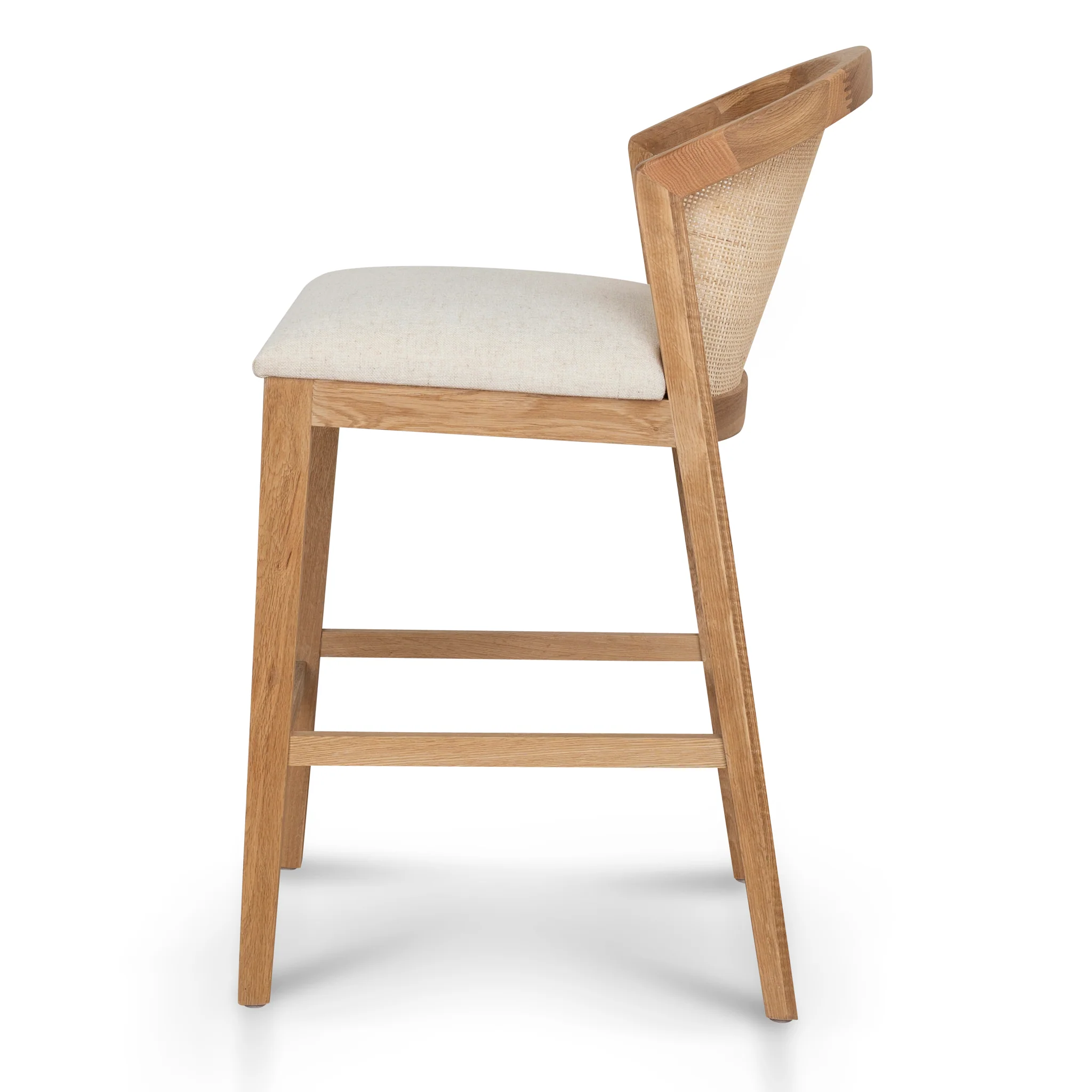 CBS10556-LJ Fabric Barstool - Dawn Beige - Image 3