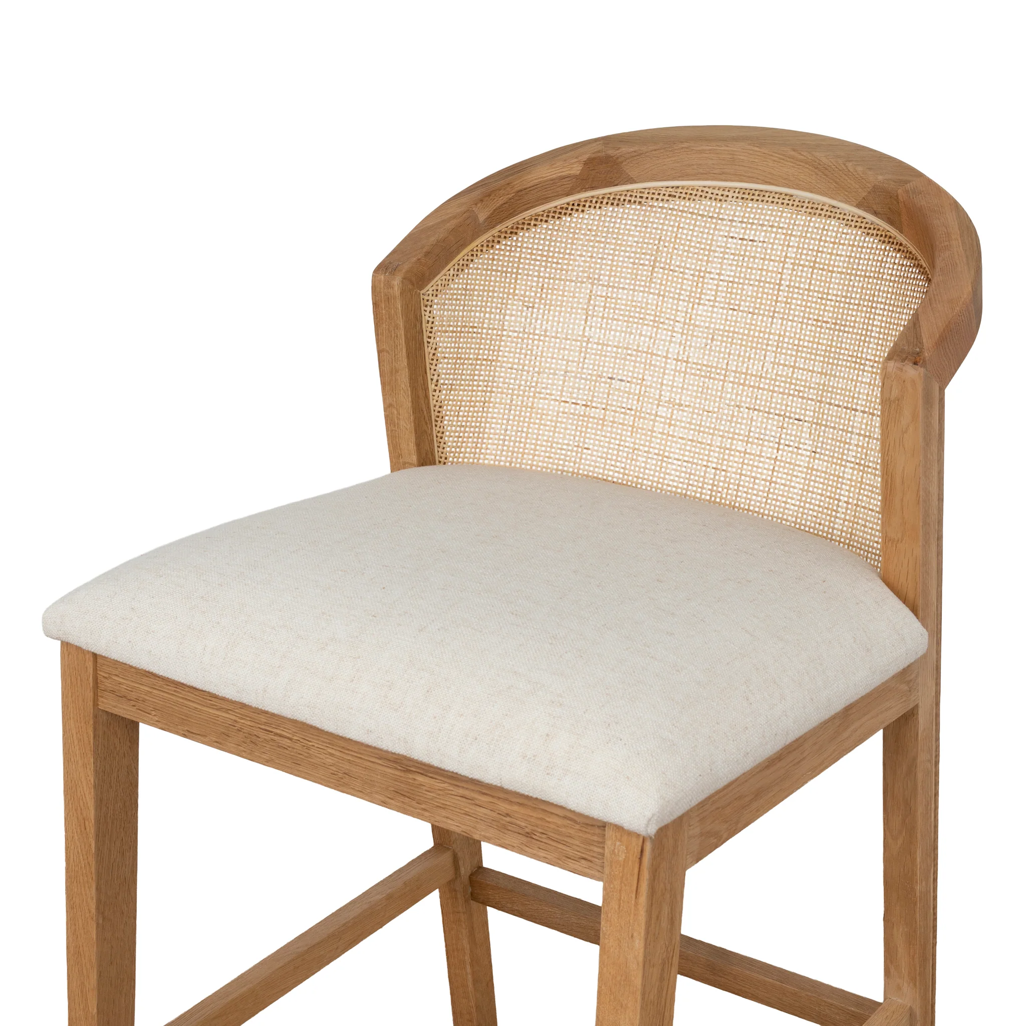 CBS10556-LJ Fabric Barstool - Dawn Beige - Image 6