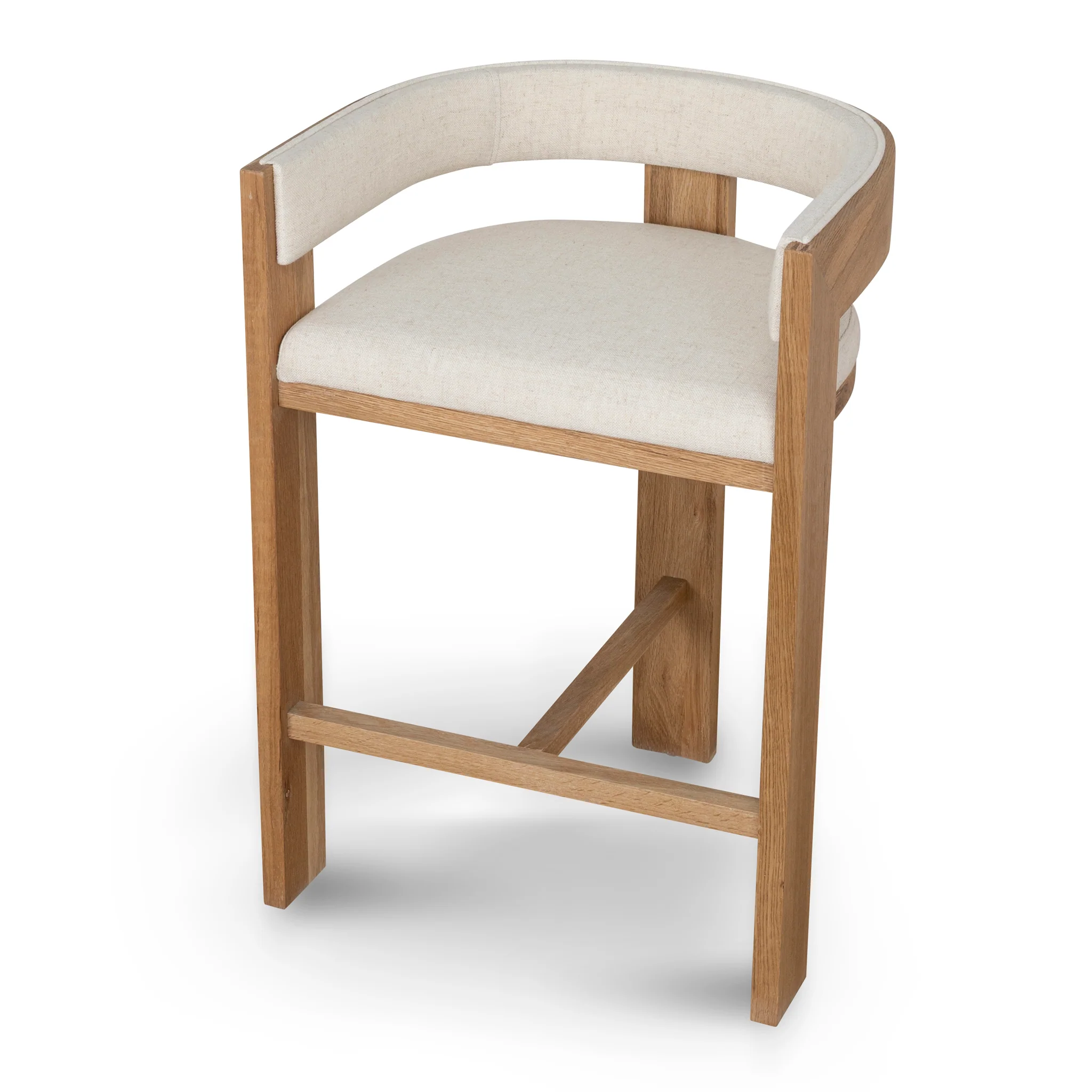 CBS10557-LJ Natural Barstool - Dawn Beige - Image 13