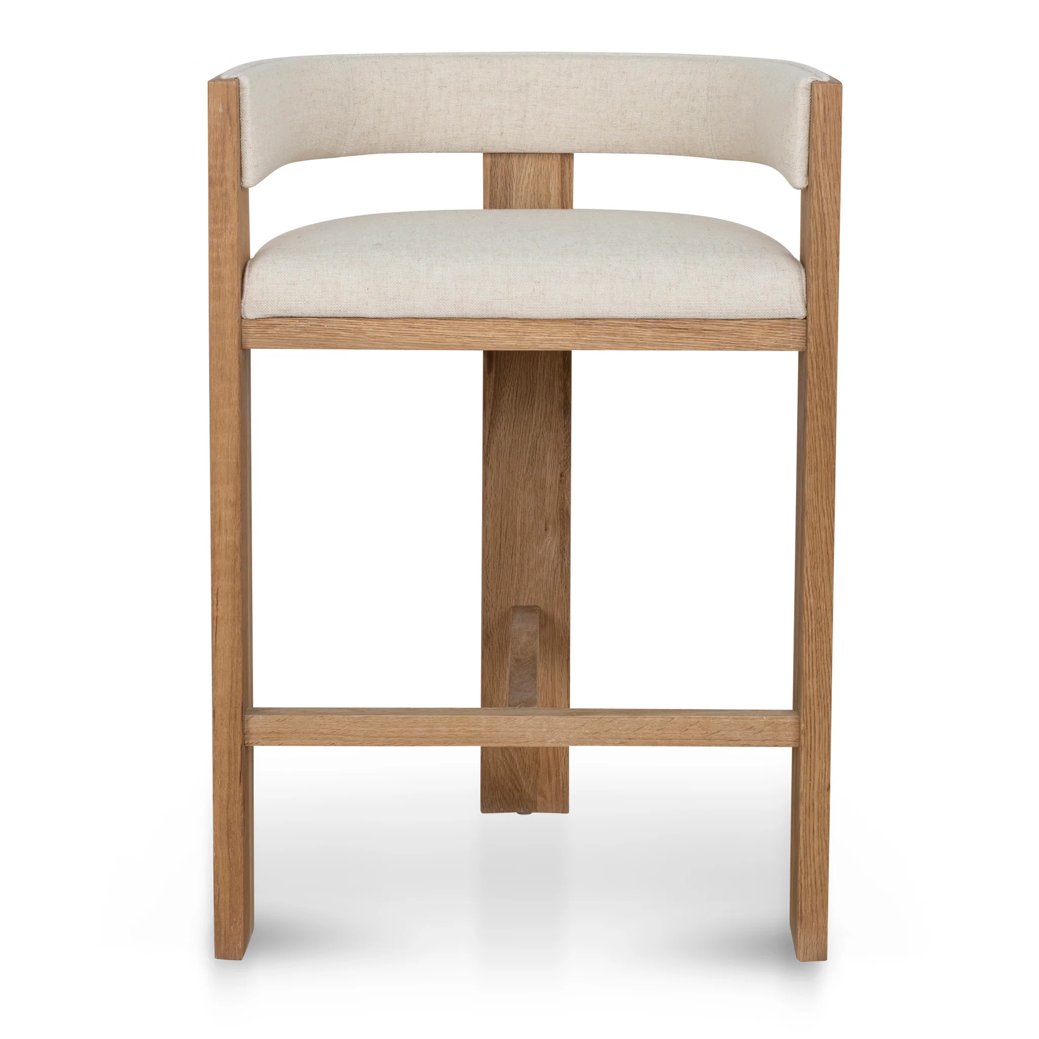 CBS10557-LJ Natural Barstool - Dawn Beige - Image 2