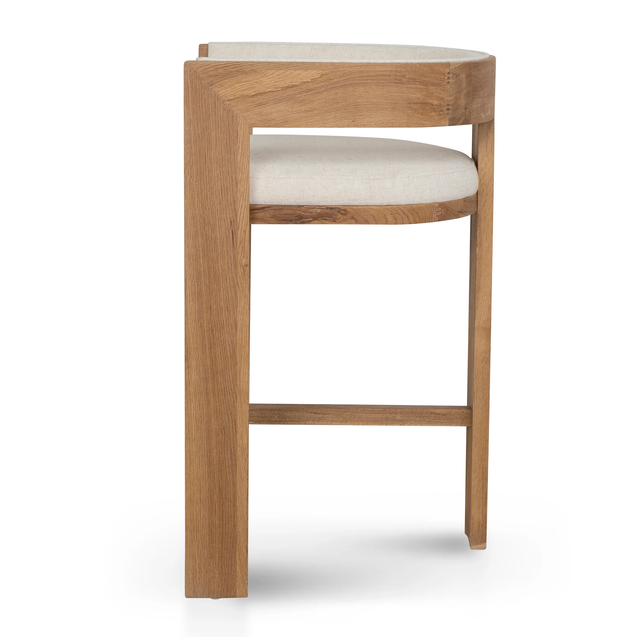 CBS10557-LJ Natural Barstool - Dawn Beige - Image 3