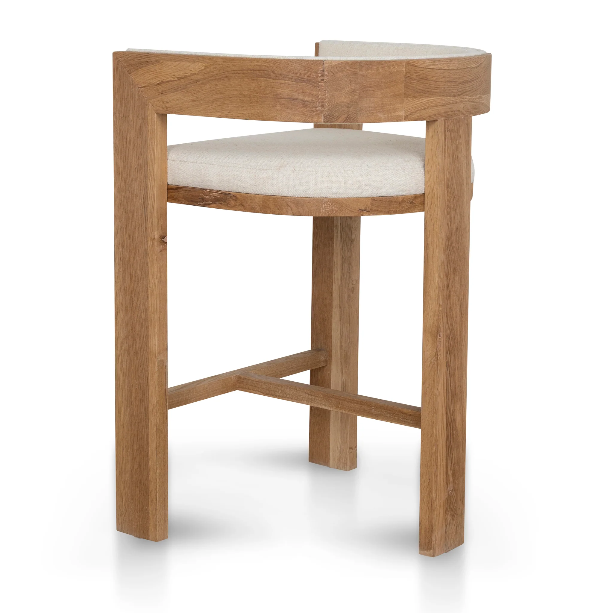 CBS10557-LJ Natural Barstool - Dawn Beige - Image 4