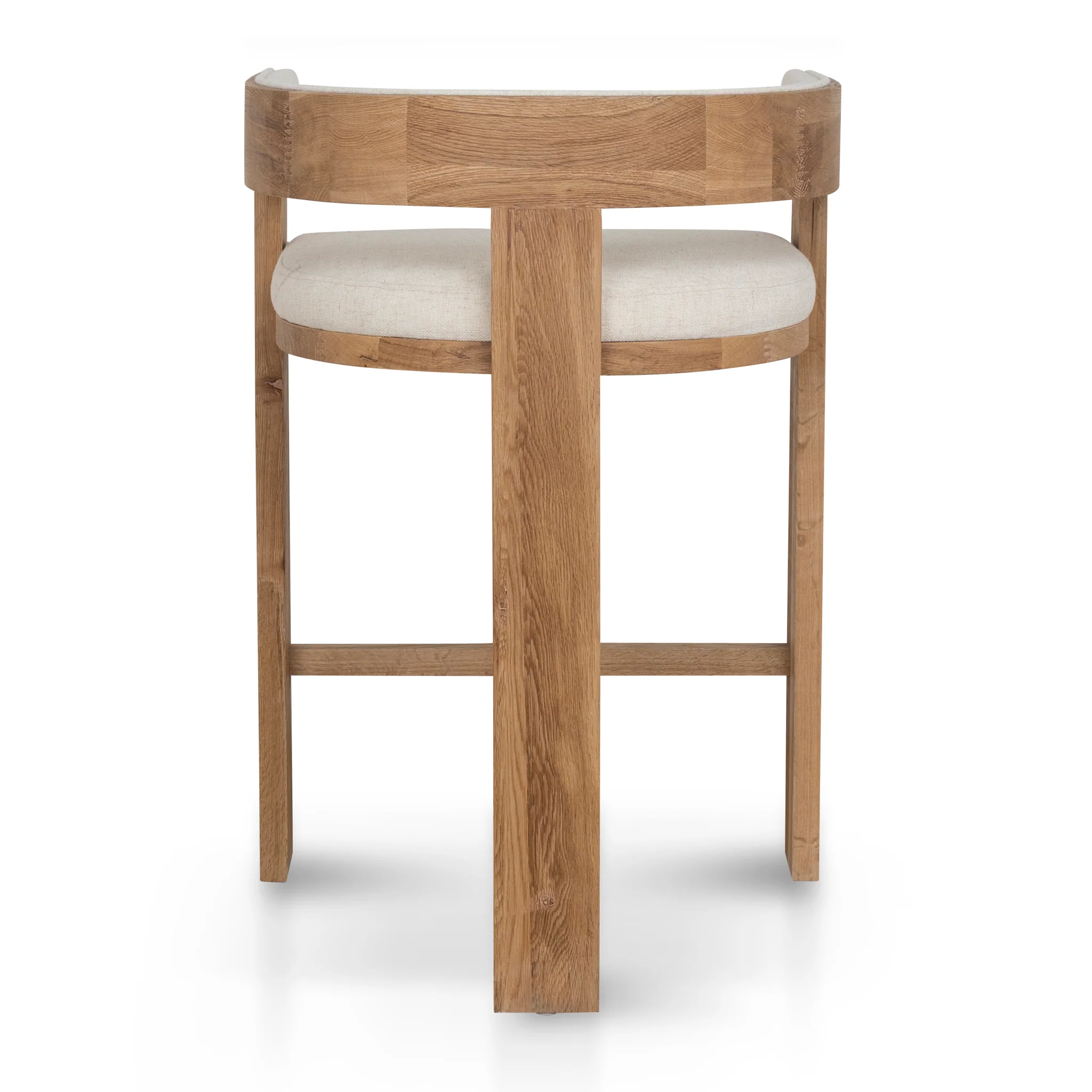 CBS10557-LJ Natural Barstool - Dawn Beige - Image 5
