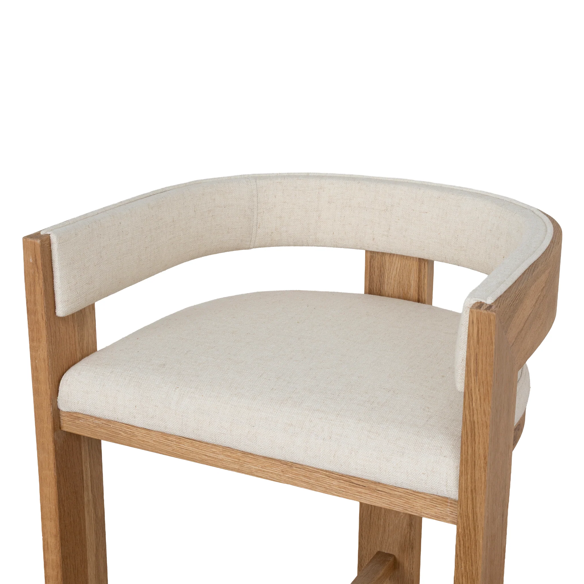 CBS10557-LJ Natural Barstool - Dawn Beige - Image 6