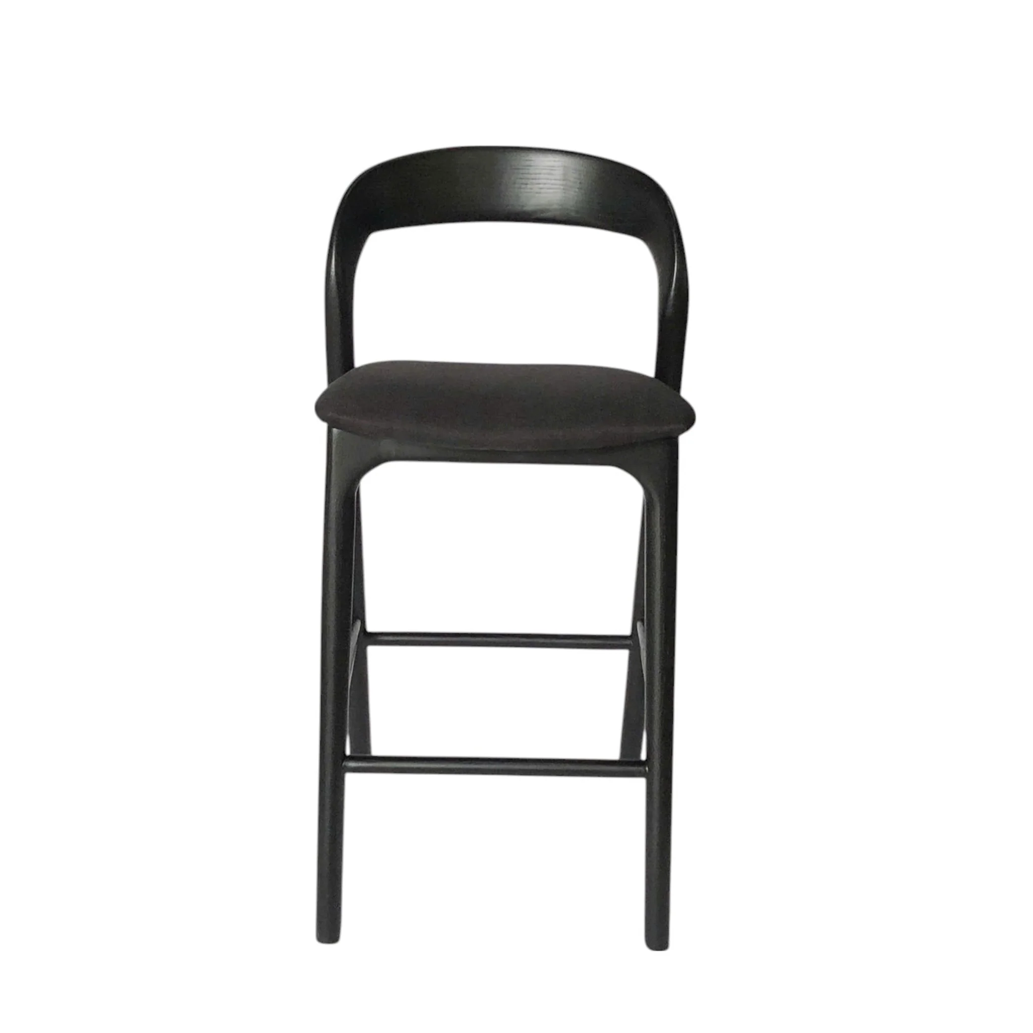 CBS10568-NX 65cm Bar Stool - Full Black - Image 3