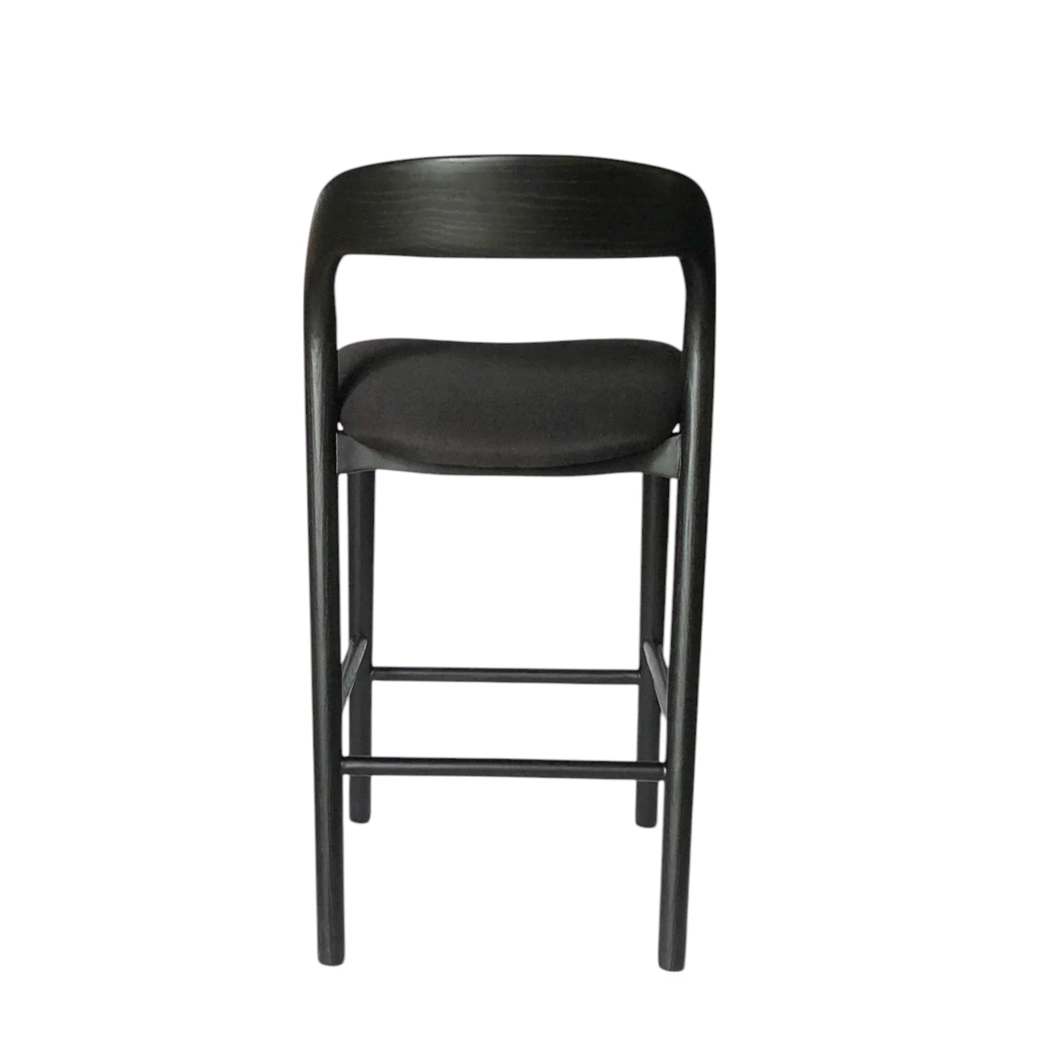 CBS10568-NX 65cm Bar Stool - Full Black - Image 5