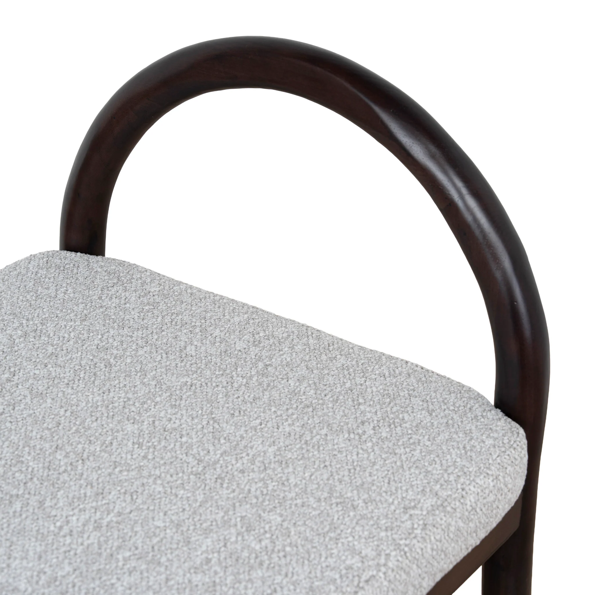 CBS12108-LJ 66cm Brown Bar Stool - Clay Grey - Image 10