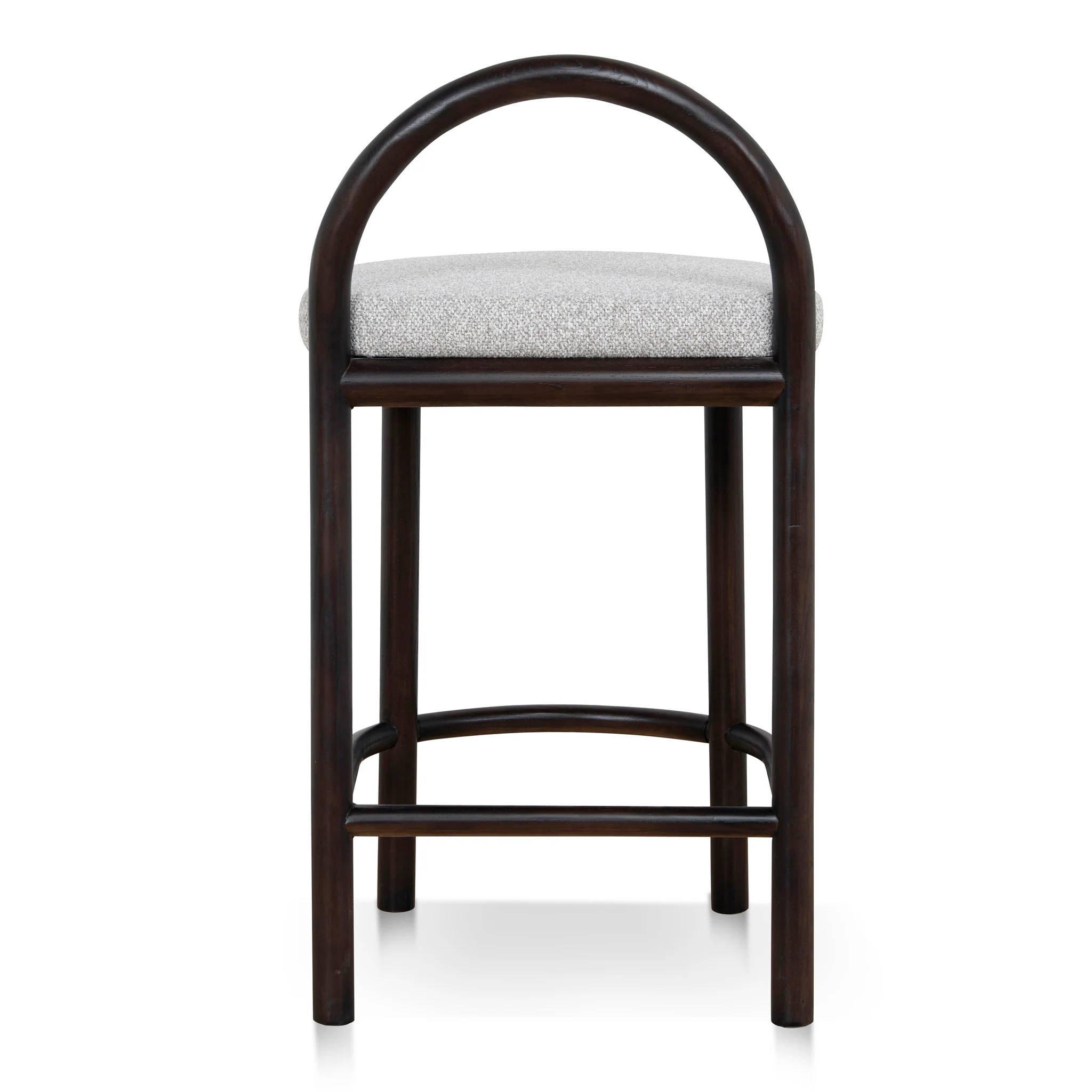 CBS12108-LJ 66cm Brown Bar Stool - Clay Grey - Image 5