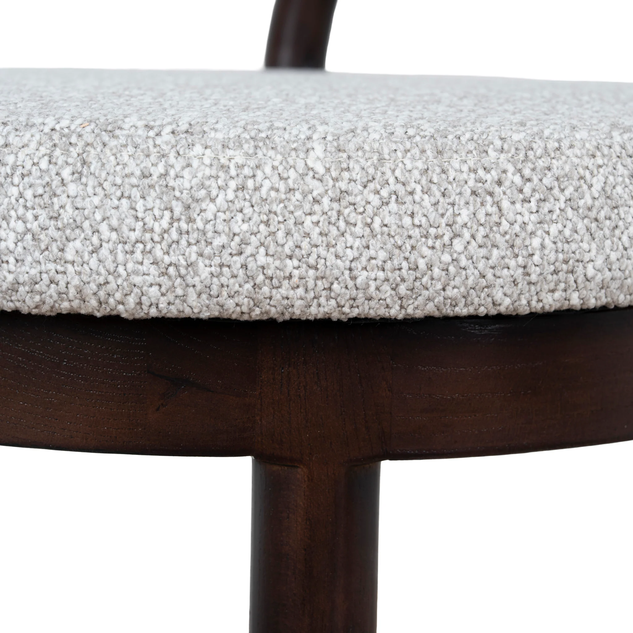 CBS12108-LJ 66cm Brown Bar Stool - Clay Grey - Image 7