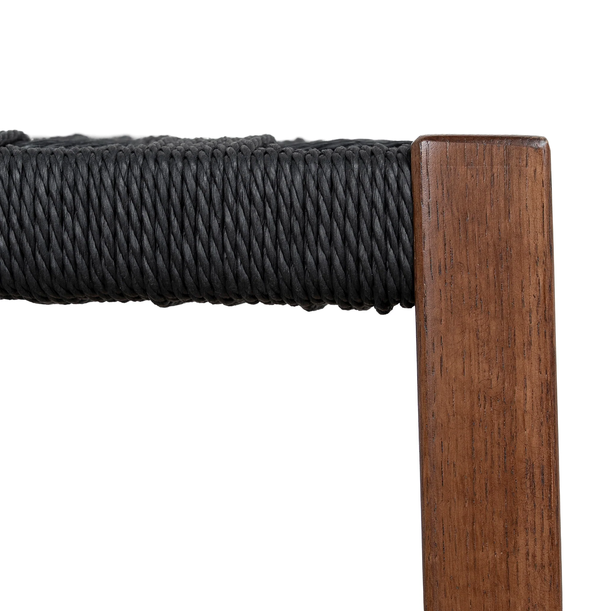 CBS12258-OW 65cm Rattan Bar Stool - Walnut - Image 8