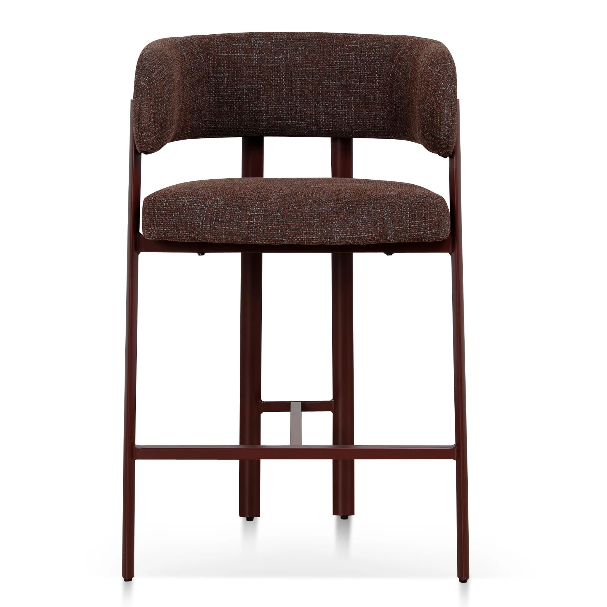 CBS12458-CI Red Barstool - Moss Brown (Set of 2) - Image 2