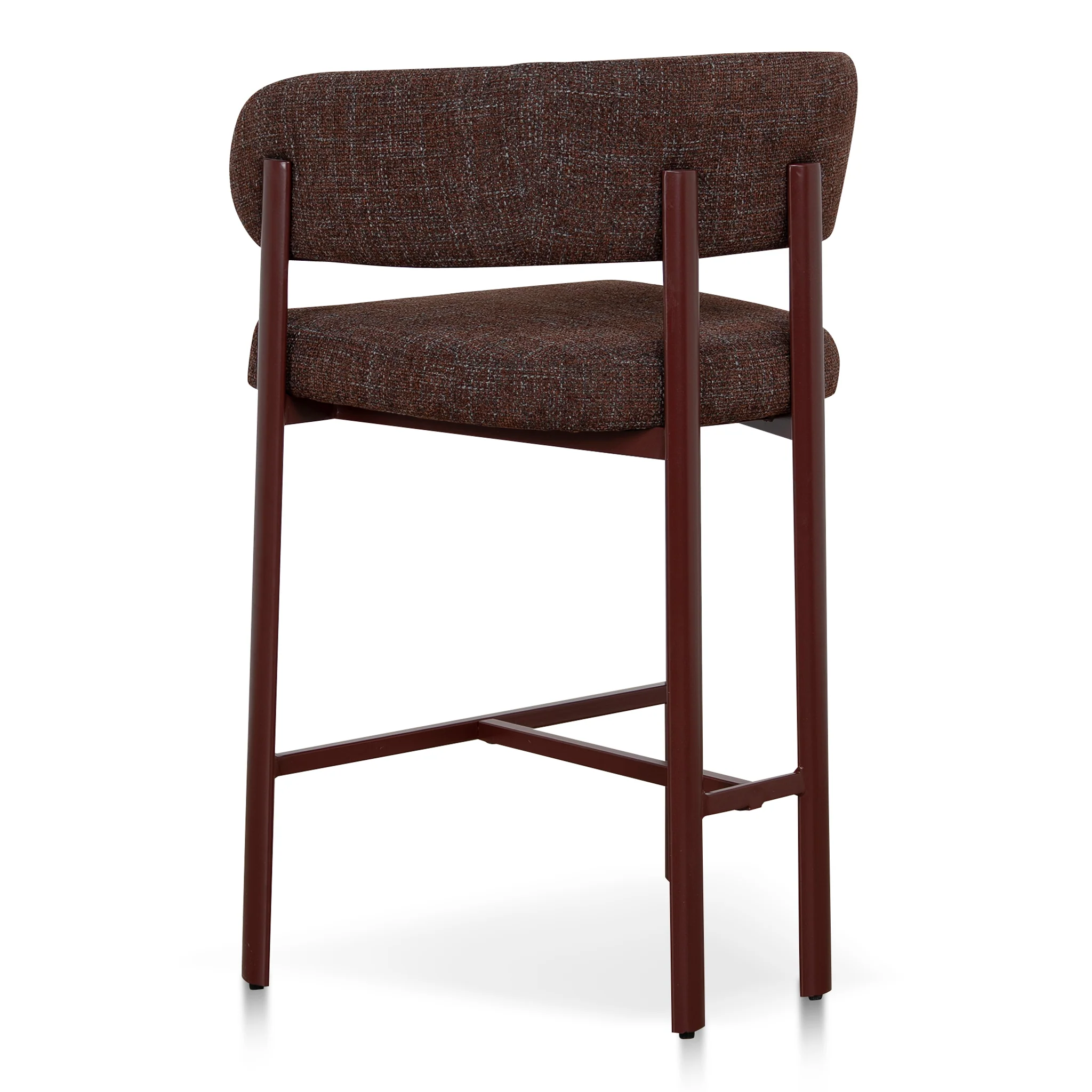 CBS12458-CI Red Barstool - Moss Brown (Set of 2) - Image 5