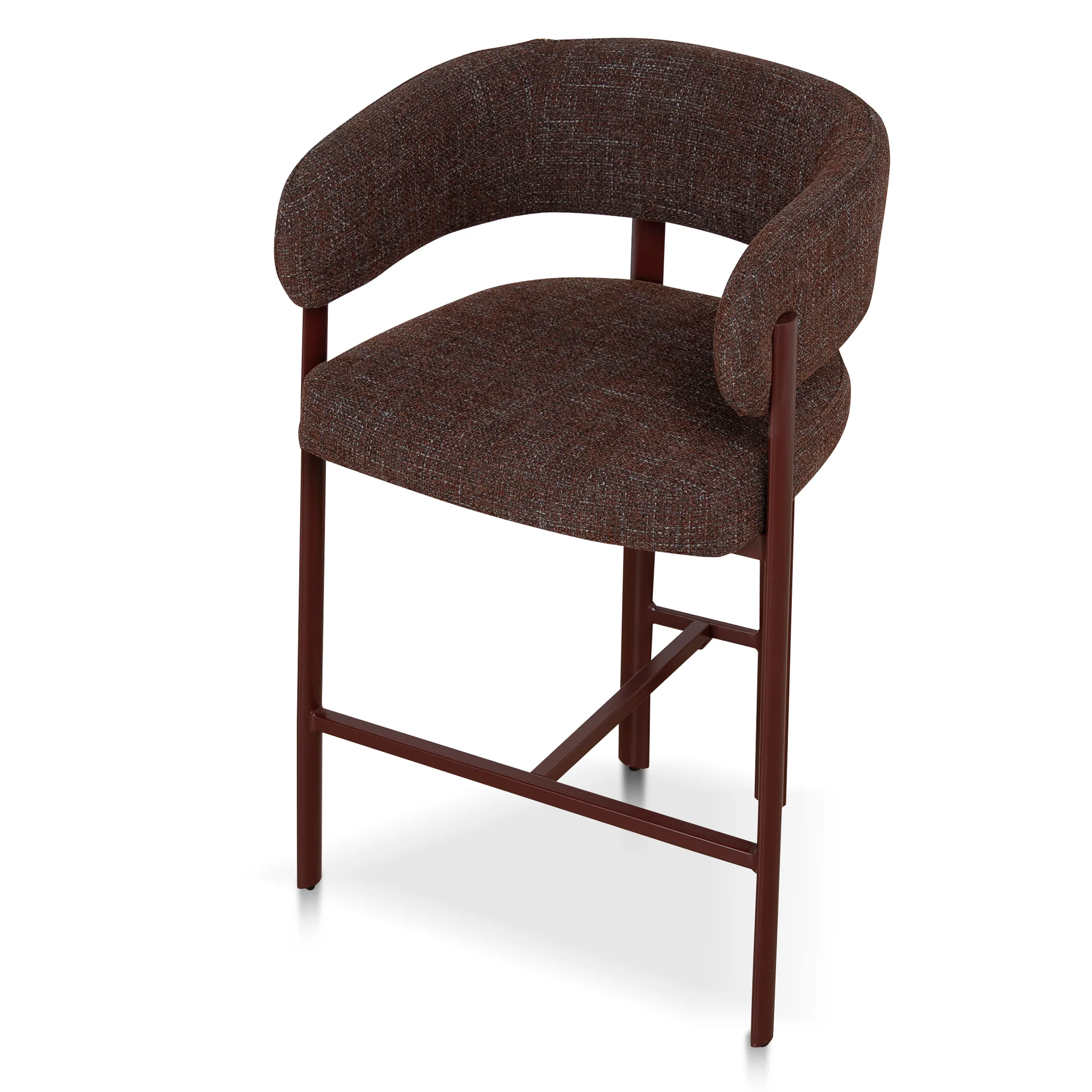 CBS12458-CI Red Barstool - Moss Brown (Set of 2) - Image 7