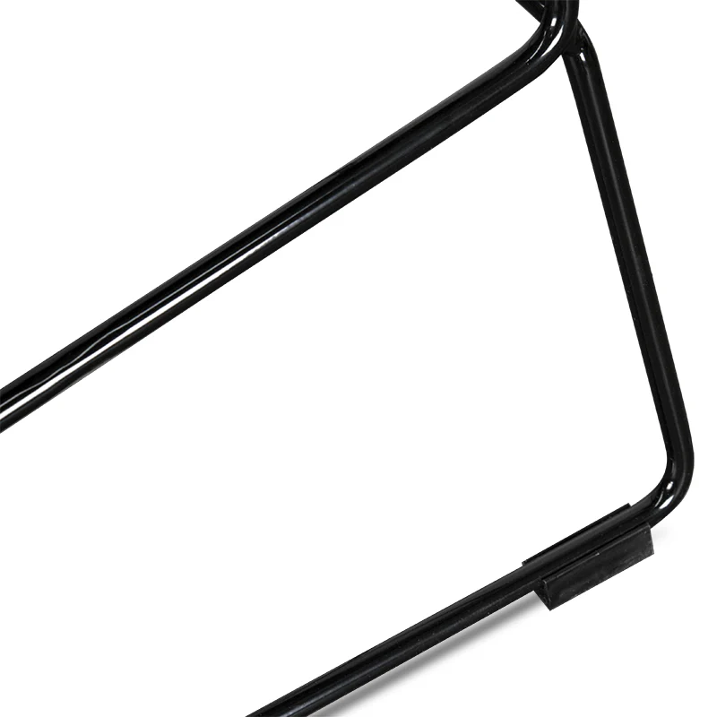 CBS2006-SD 65cm Bar Stool - Black Seat With Black Frame - Image 8