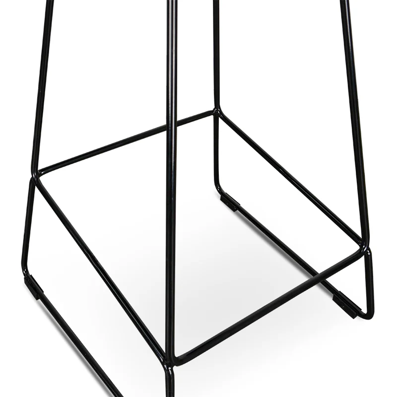 CBS2006-SD 65cm Bar Stool - Black Seat With Black Frame - Image 9