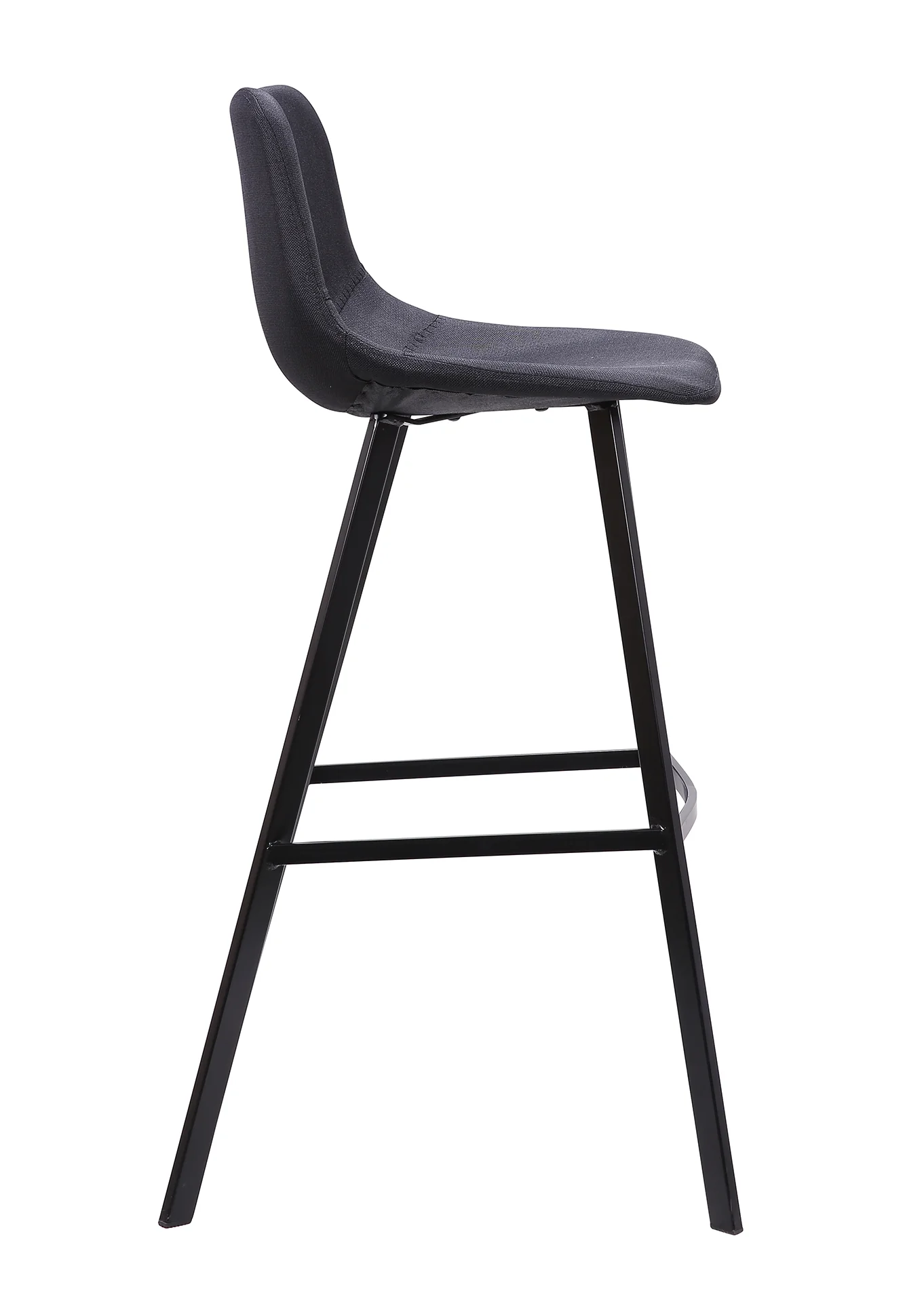 CBS2013-SE 80cm Bar Stool in Black Fabric (Set of 2) - Image 4